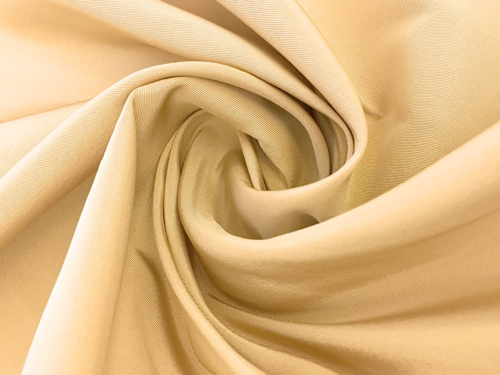 Silk Gros de Londres with a Bounce Finish in Camel