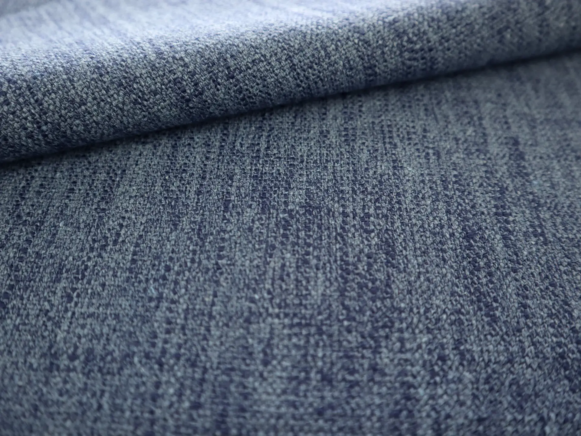 High Performance Cotton Upholstery in Denim Blue