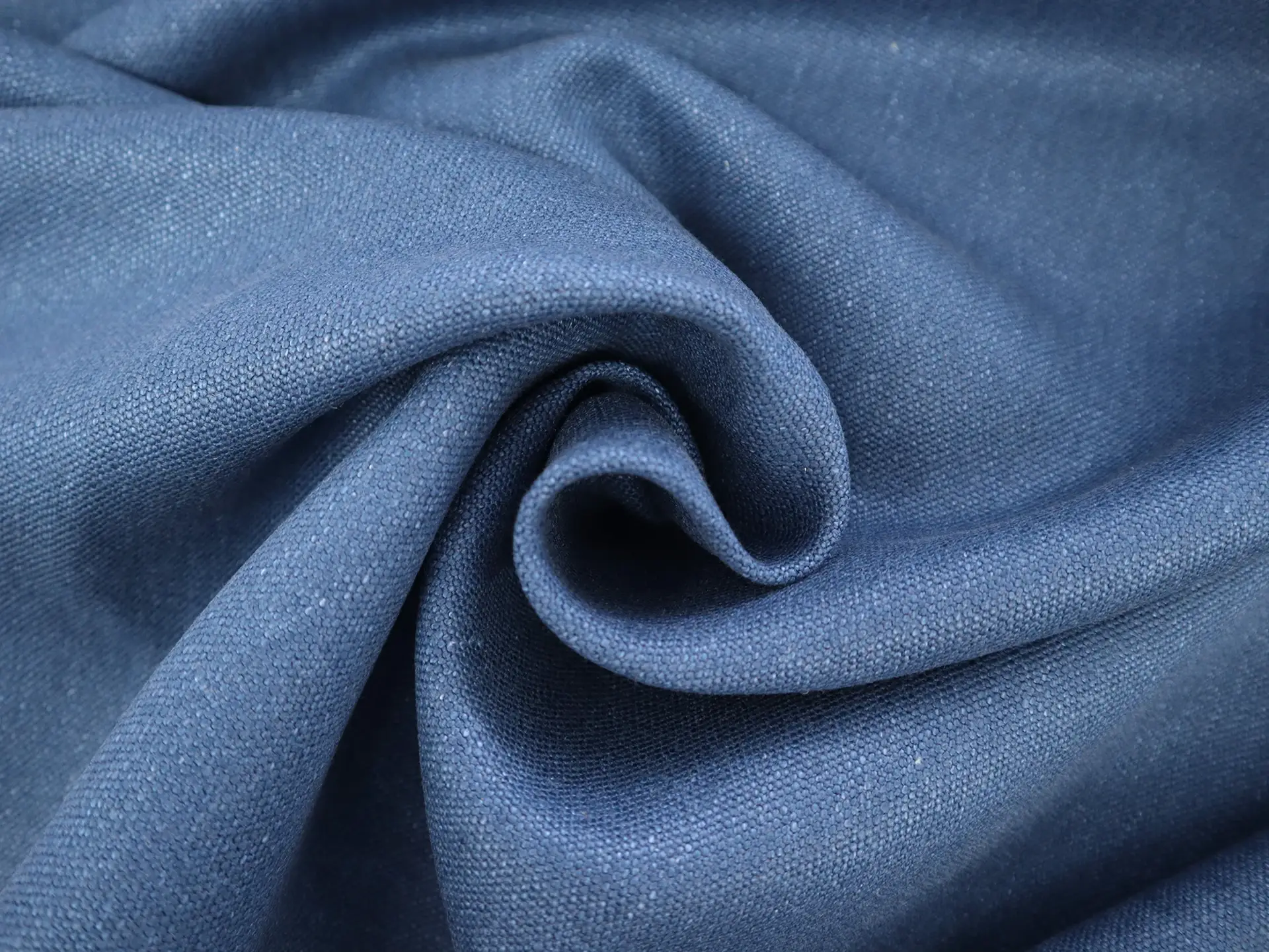 Linen Upholstery in Azure Blue
