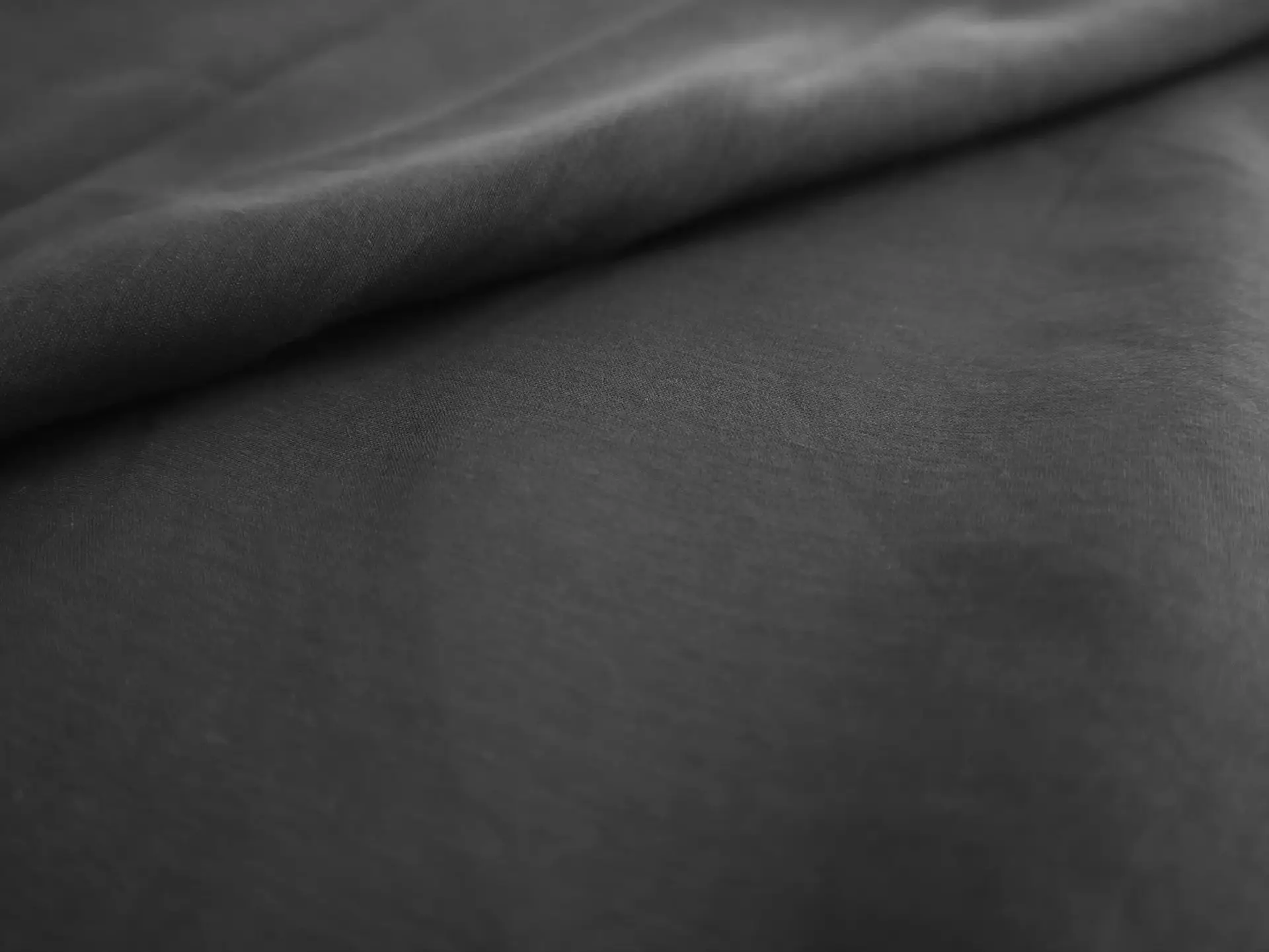 Silk & Cotton Voile in Black