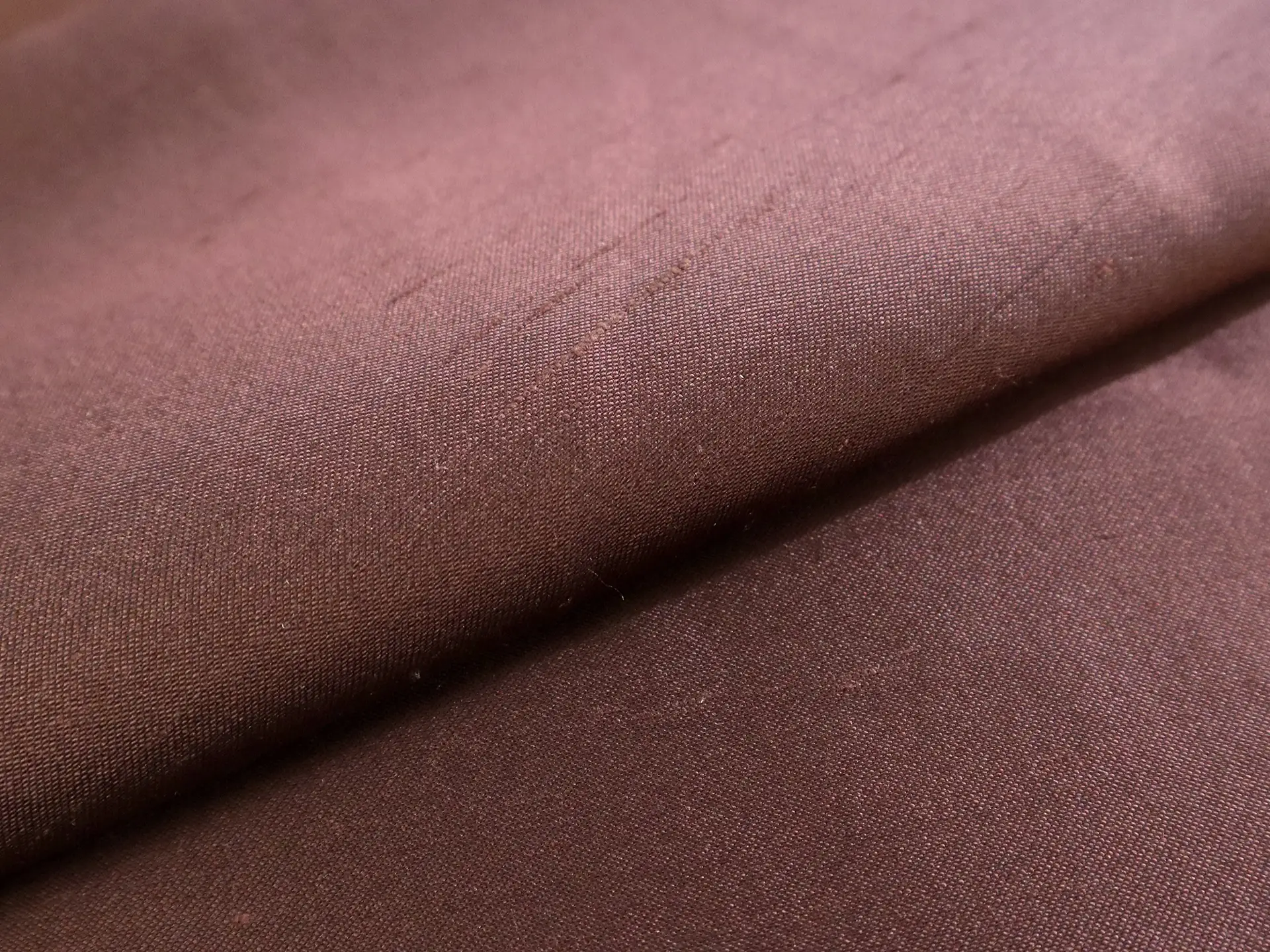 Heavy Silk Shantung in Chocolate