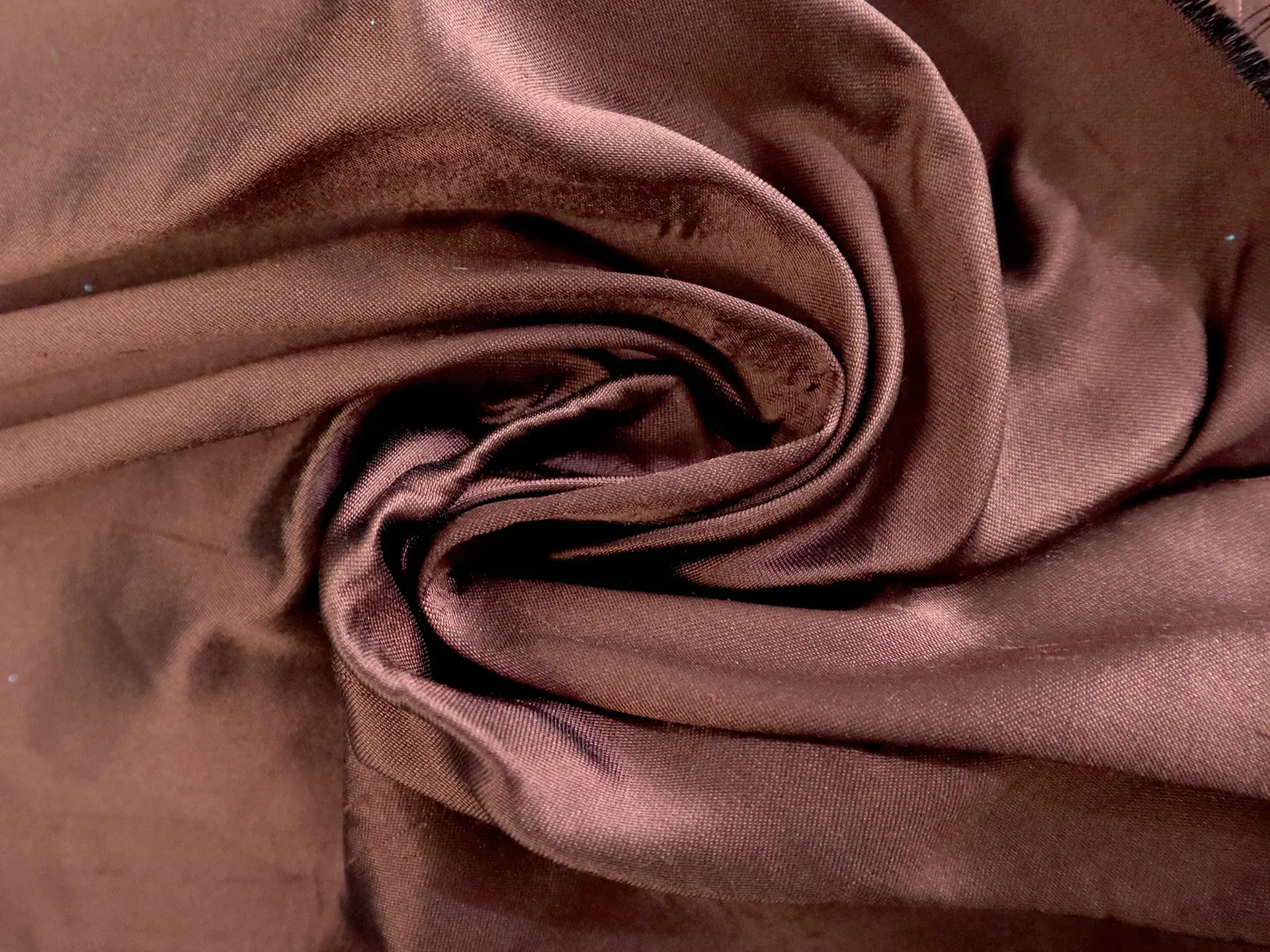 Heavy Silk Shantung in Chocolate