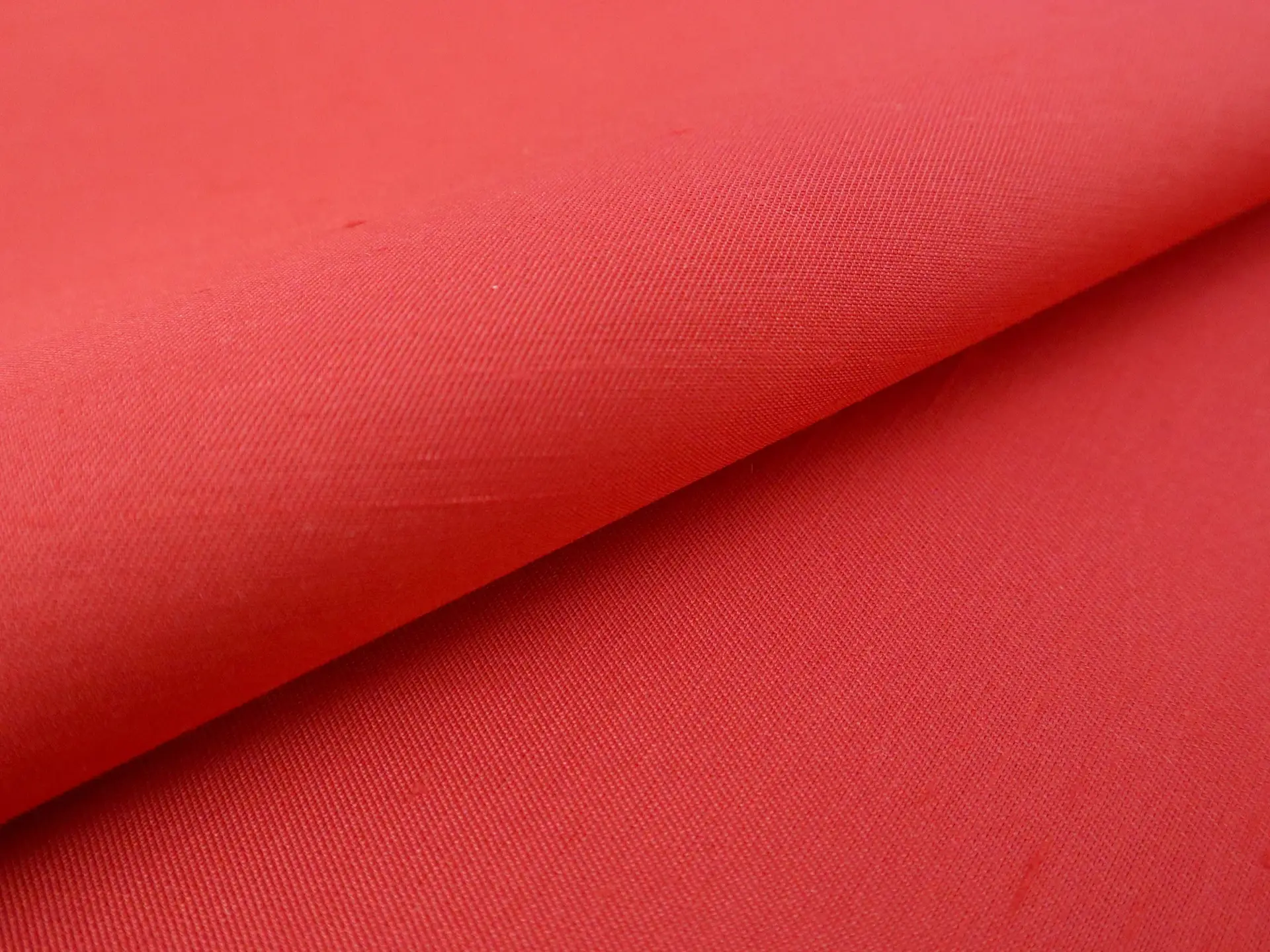 Pure Silk Shantung in Red
