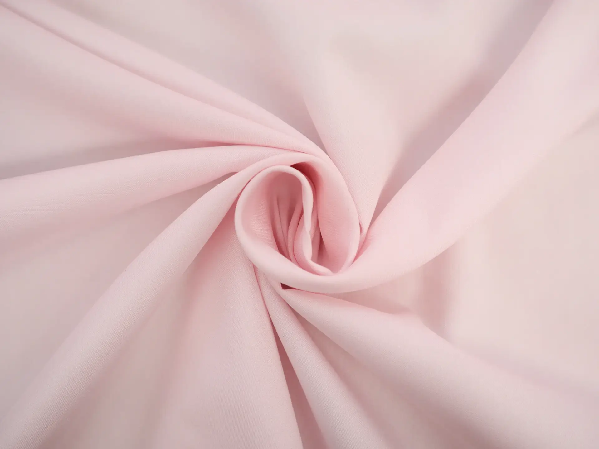 Cotton Pinpoint Oxford Shirting in Barely Pink