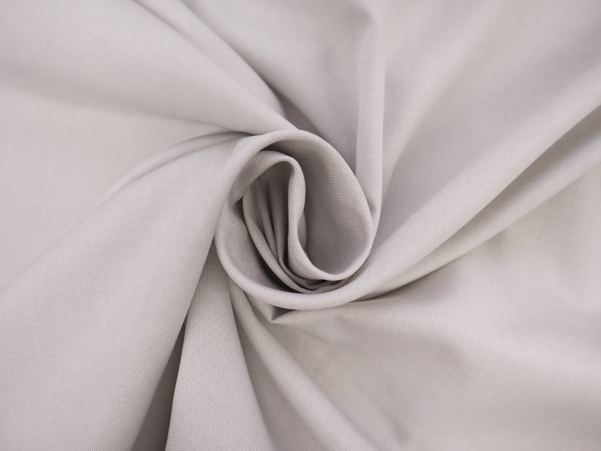 Cotton Pinpoint Oxford Shirting in Warm Grey