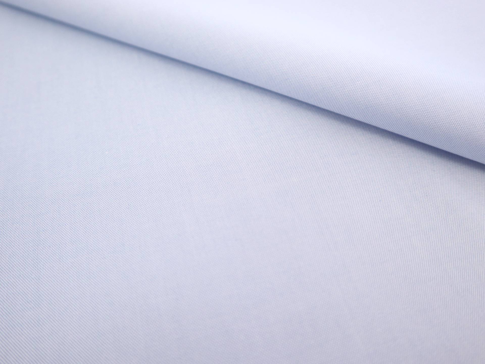 Cotton Pinpoint Oxford Shirting in Light Blue