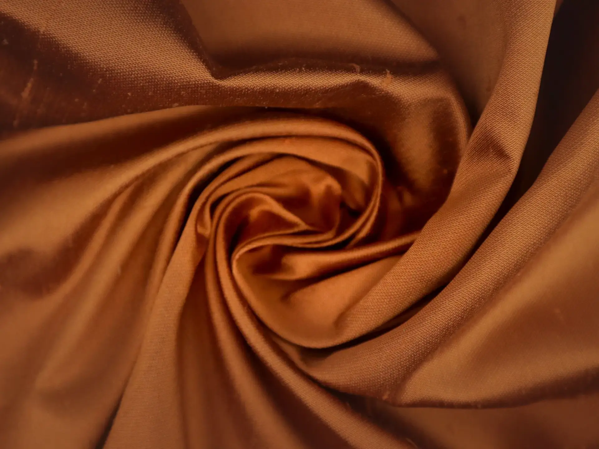  Silk Shantung in Orange