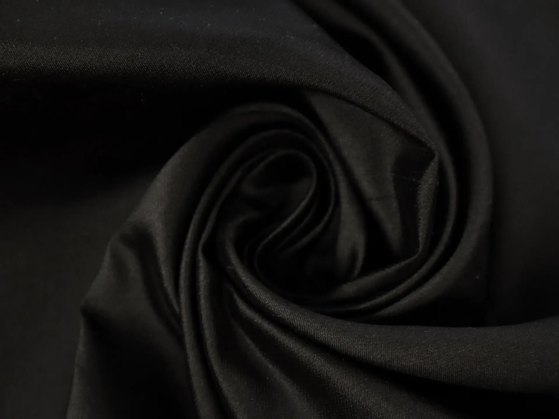  Silk Shantung in Black