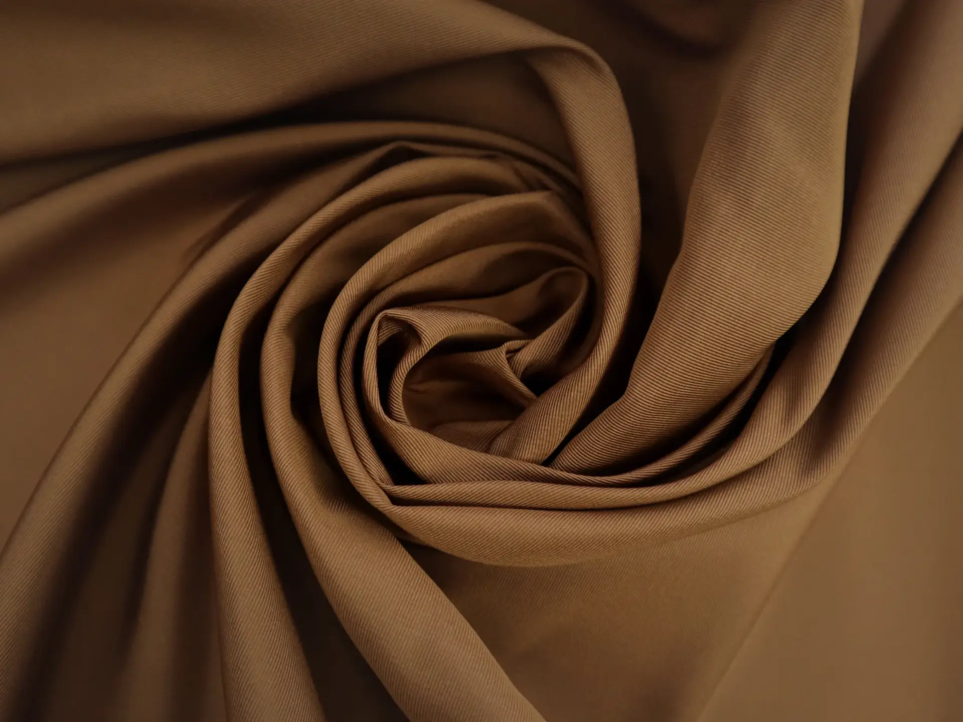 Silk Gros De Londres in Tan