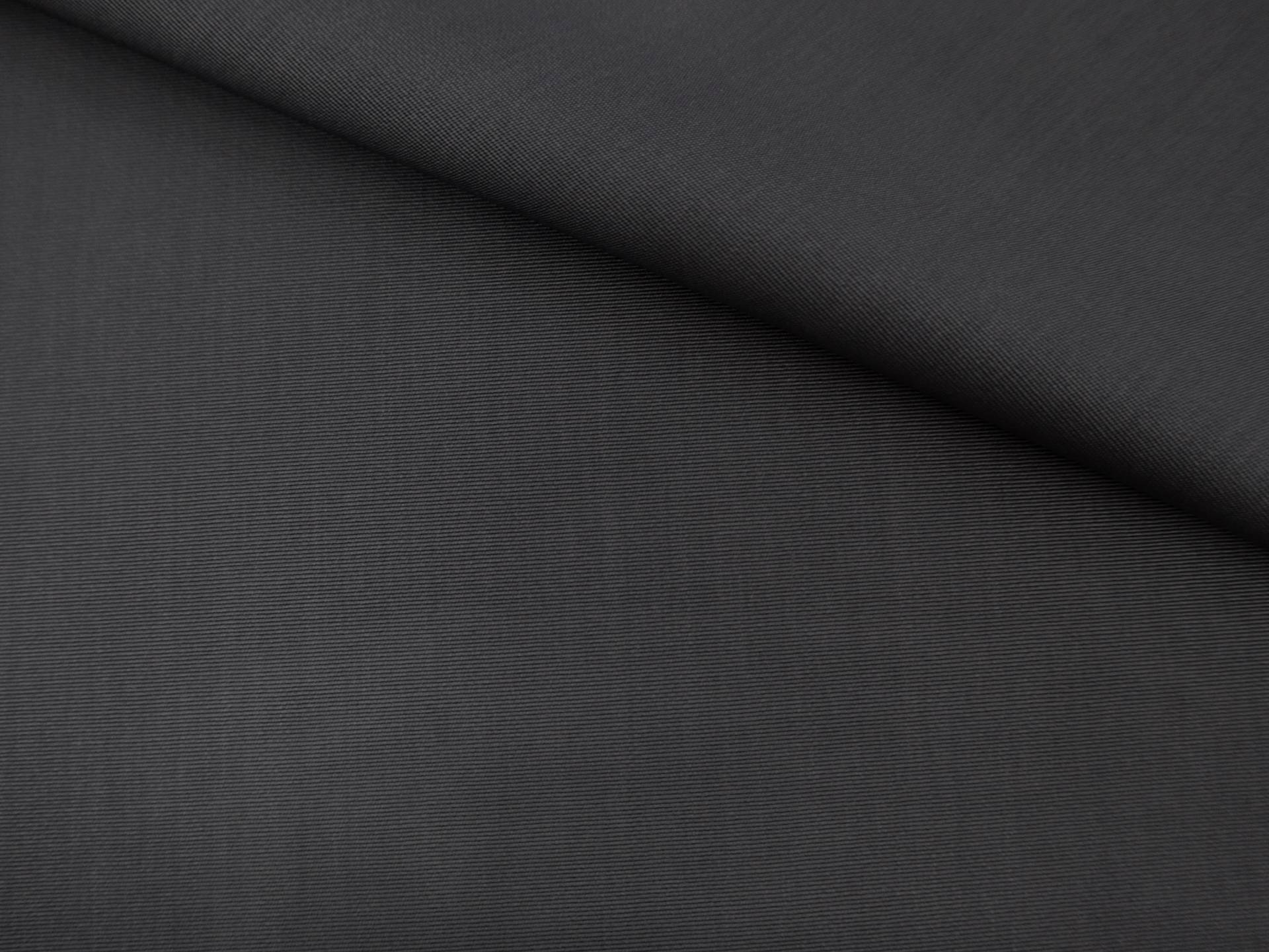 Virgin Wool Gros de Londres in Gunmetal 