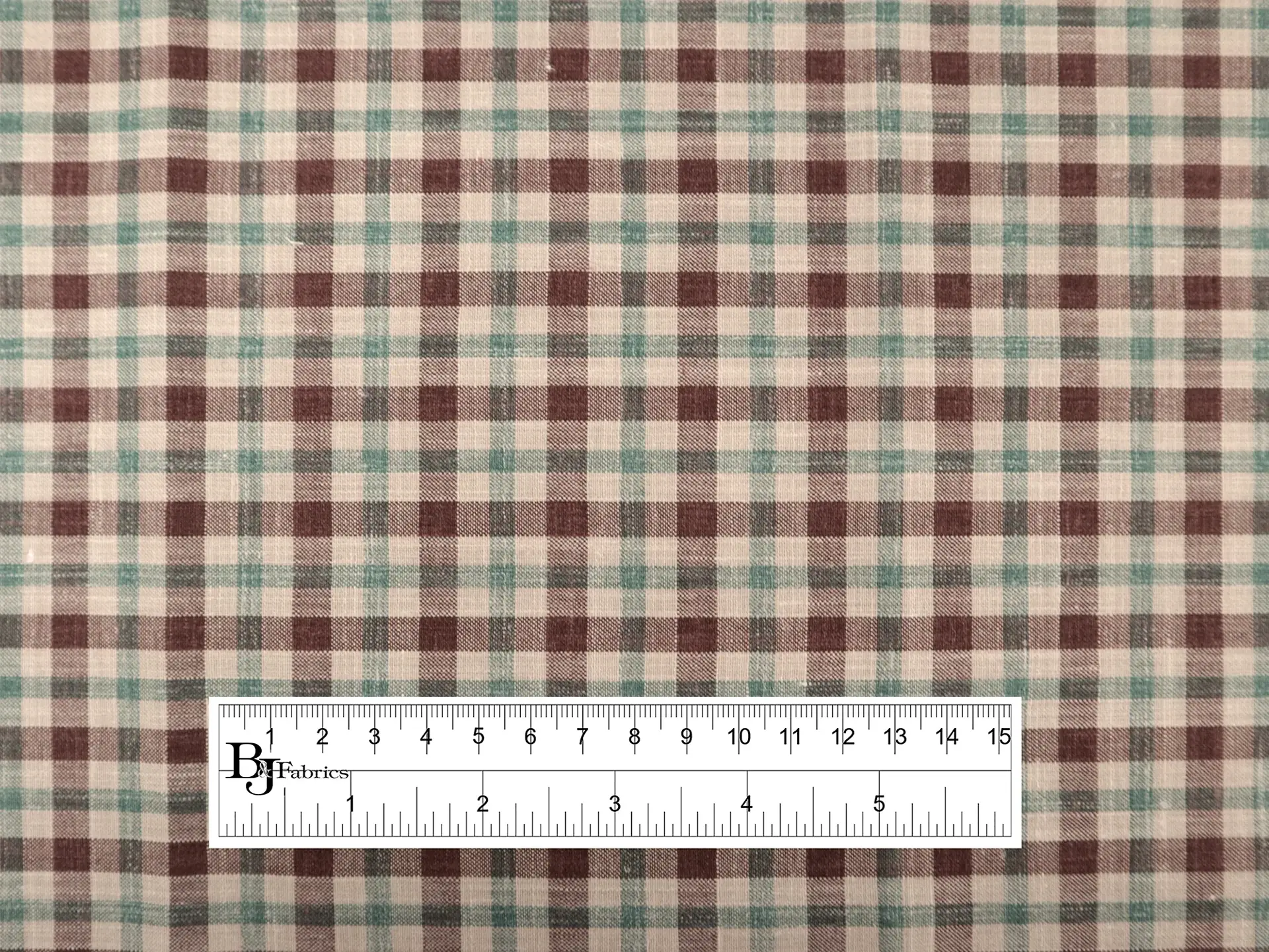 Wool, Silk, & Linen Plaid Suiting