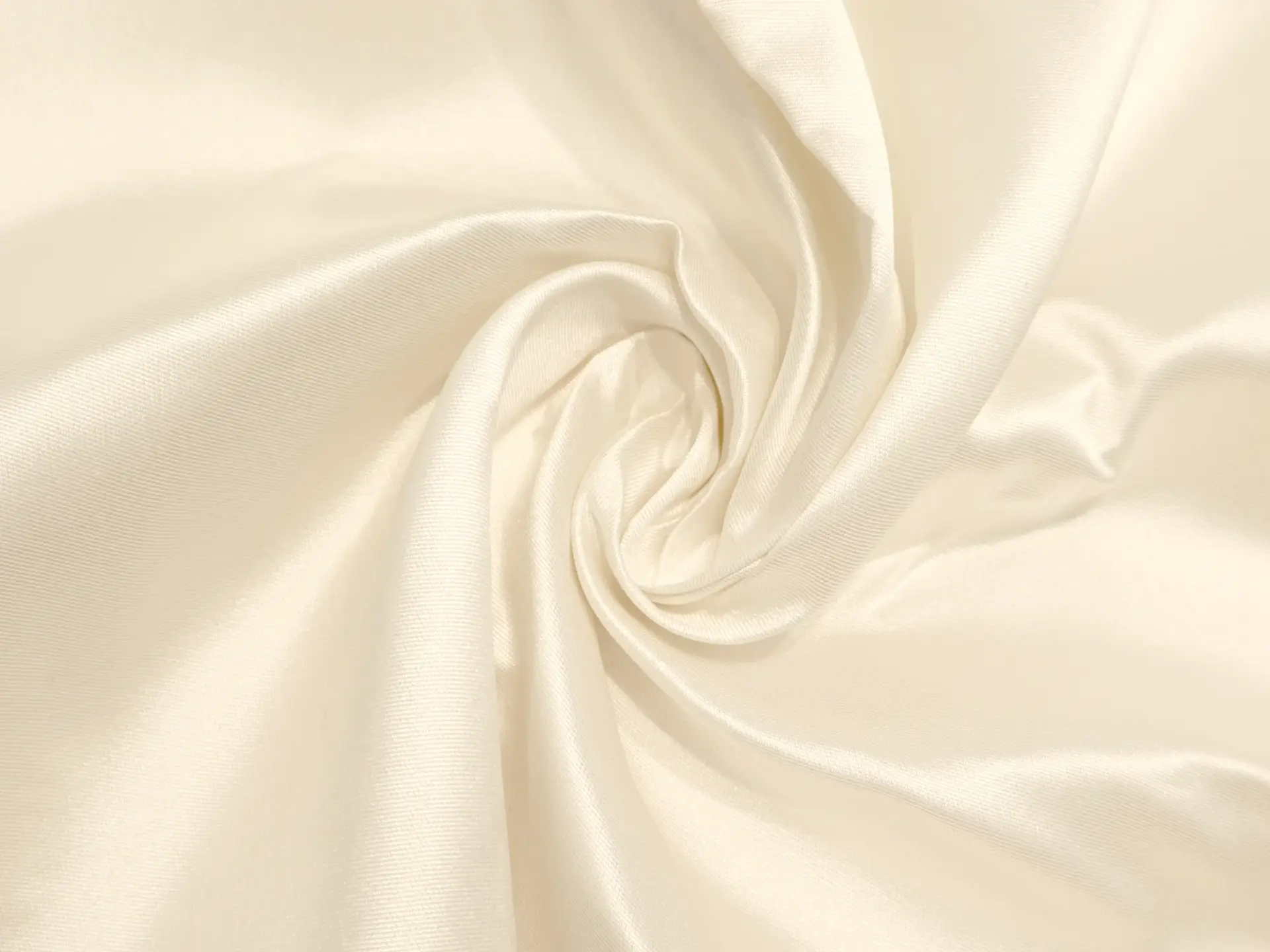 Silk & Polyester Blend Mikado in Off White