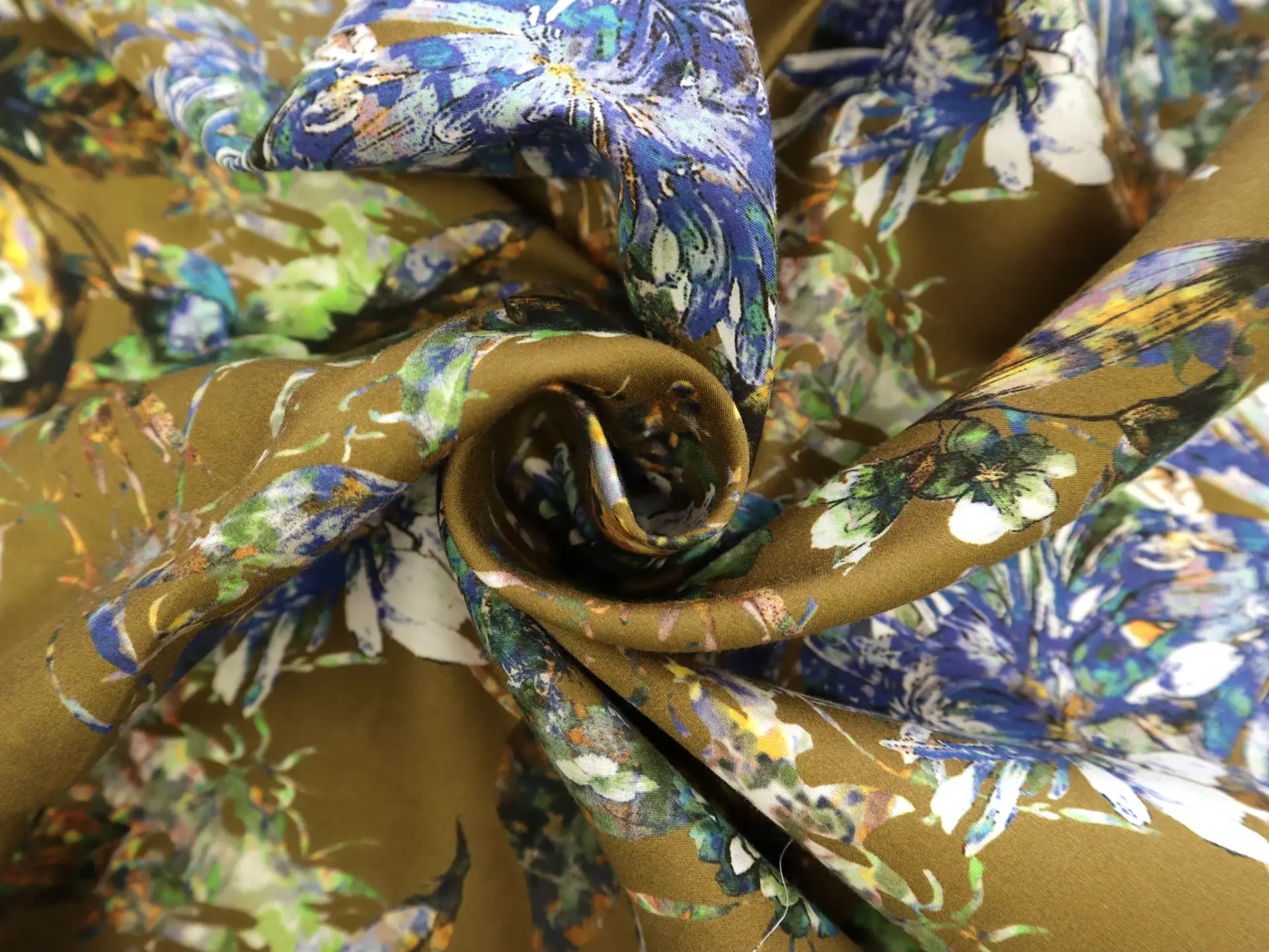 Cotton Sateen Lawn Floral Print