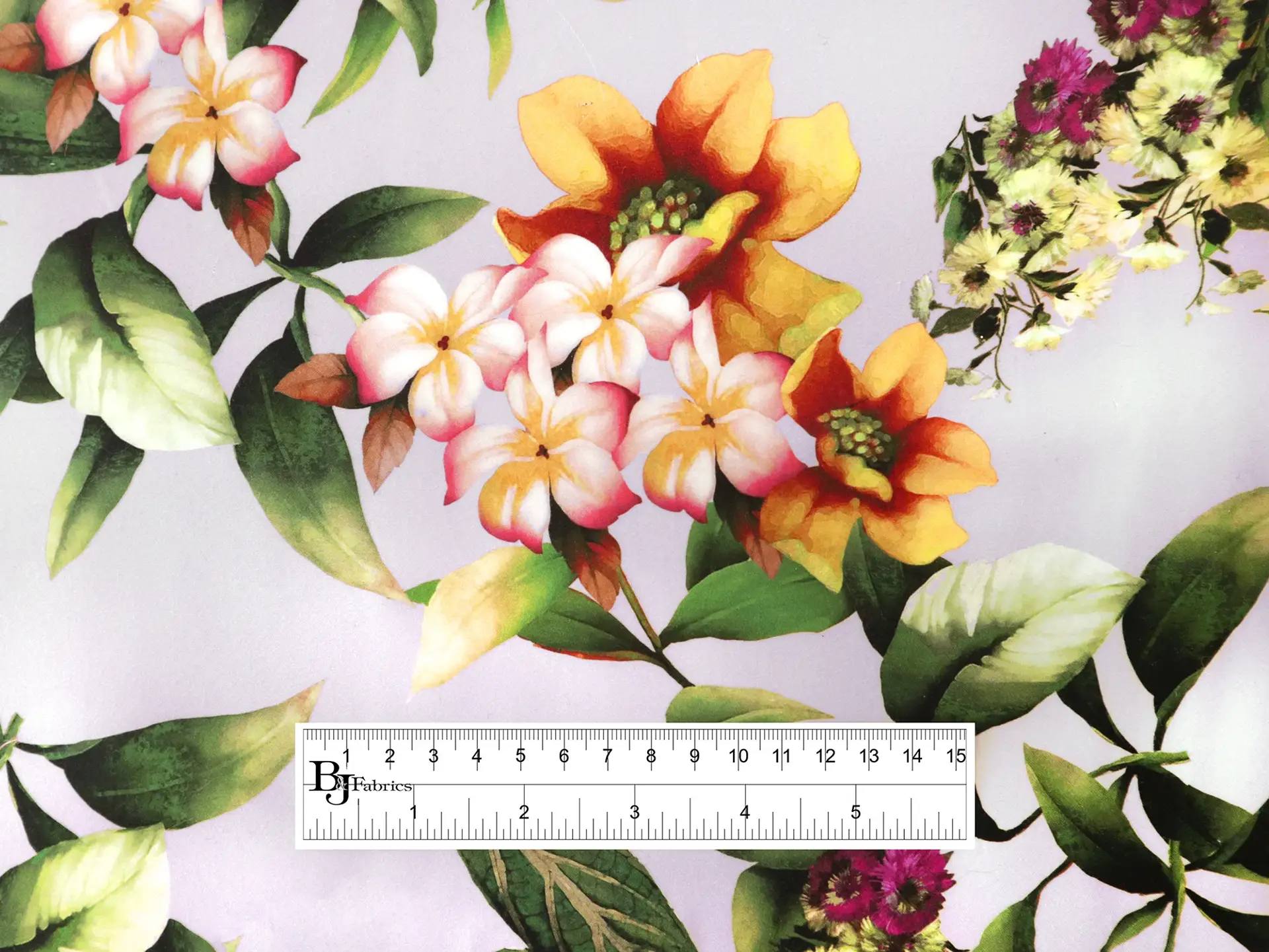 Cotton Sateen Lawn Large Florals