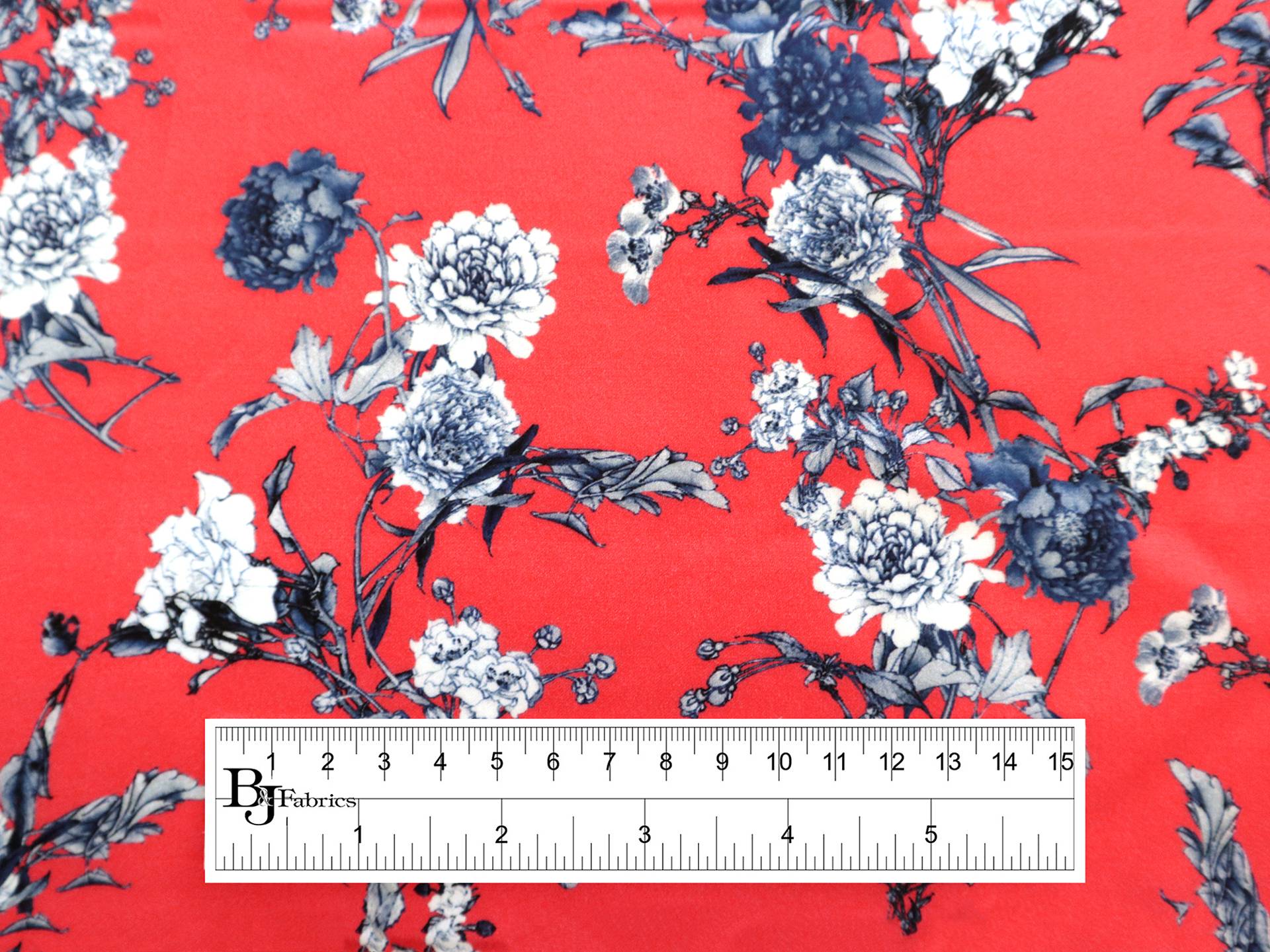 Cotton Sateen Lawn Floral Print