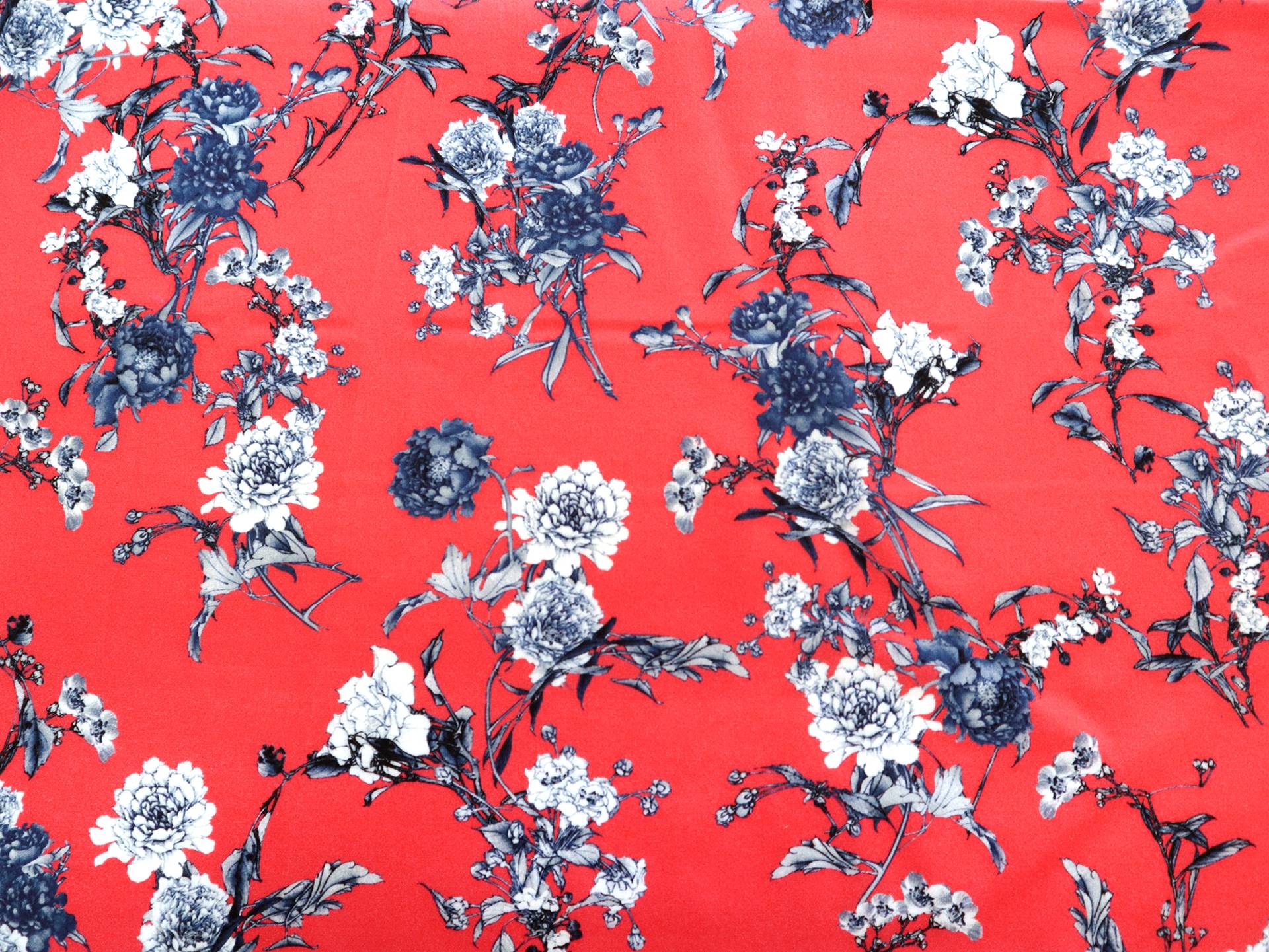 Cotton Sateen Lawn Floral Print