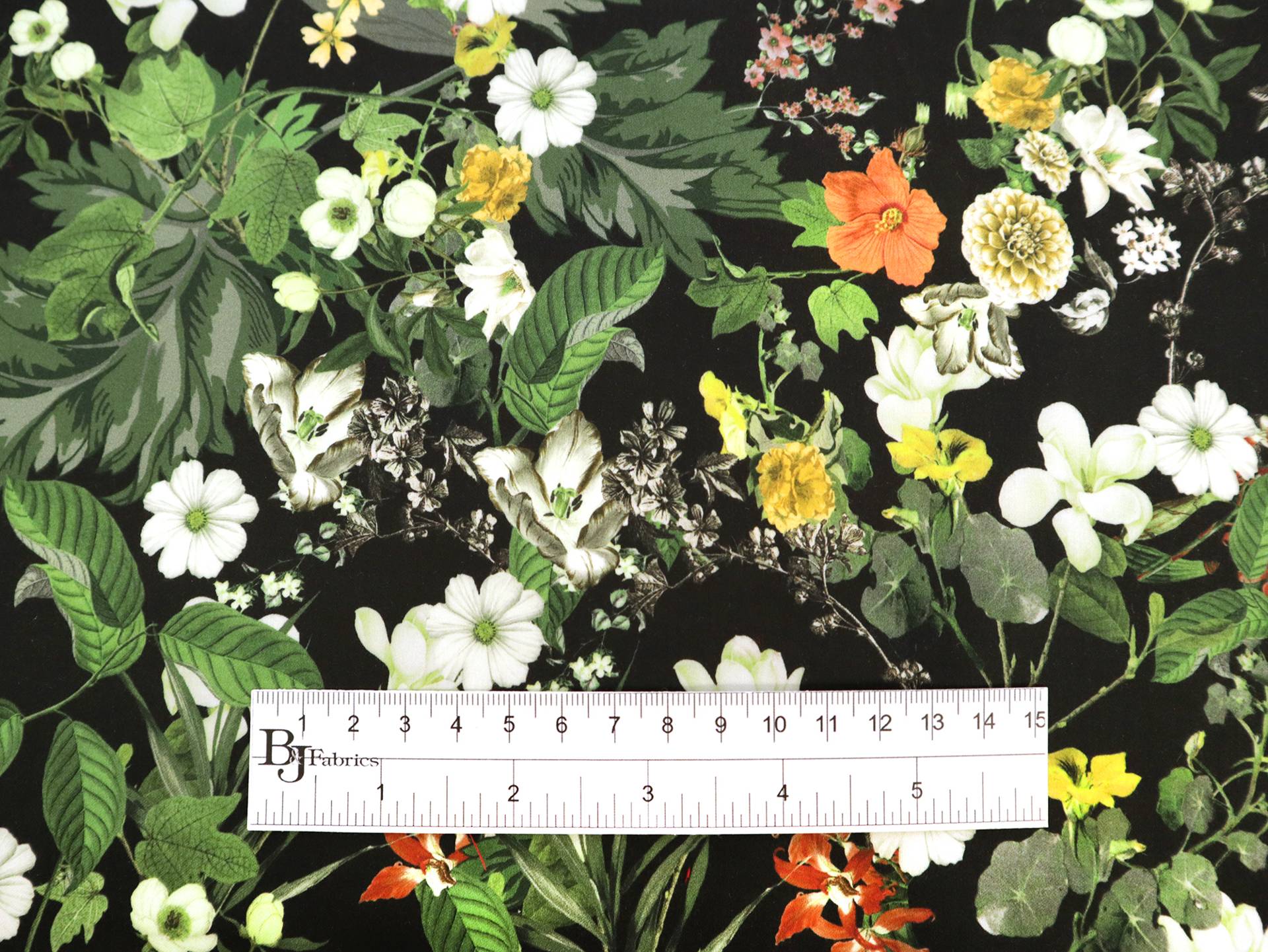 Cotton Sateen Lawn Floral Print