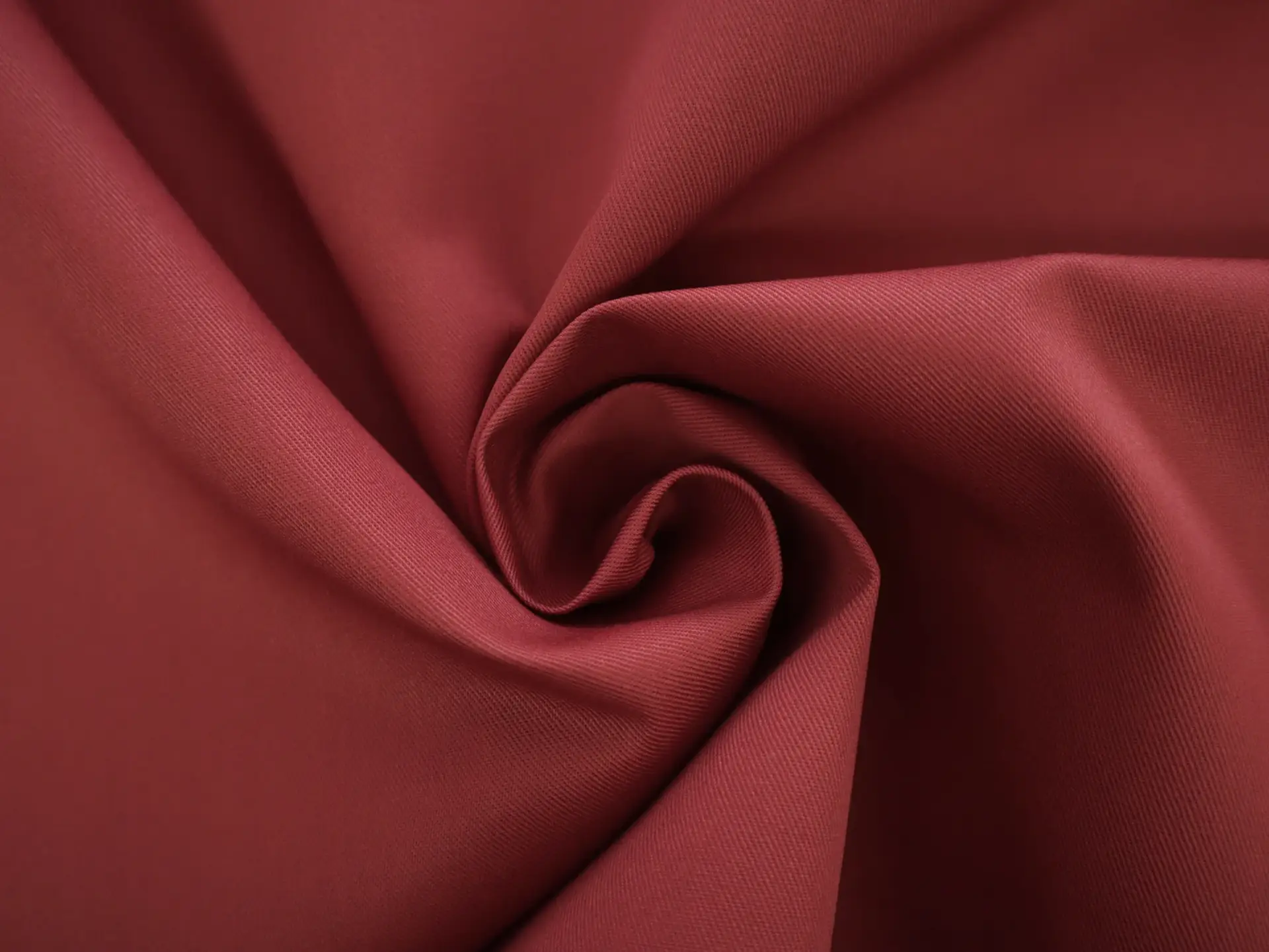 Polyester & Cotton Twill in Cardinal 