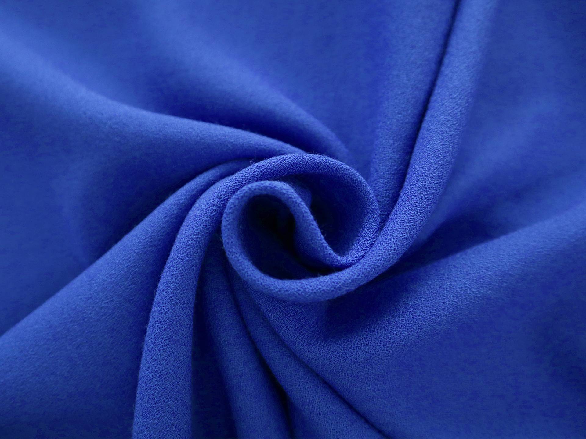 Italian Wool Crepe in Royal Blue