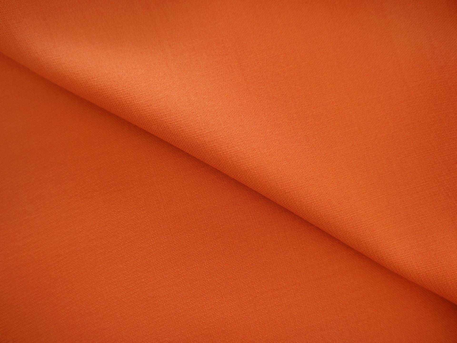 Italian Wool Cover Twill Crepe in Light Rust