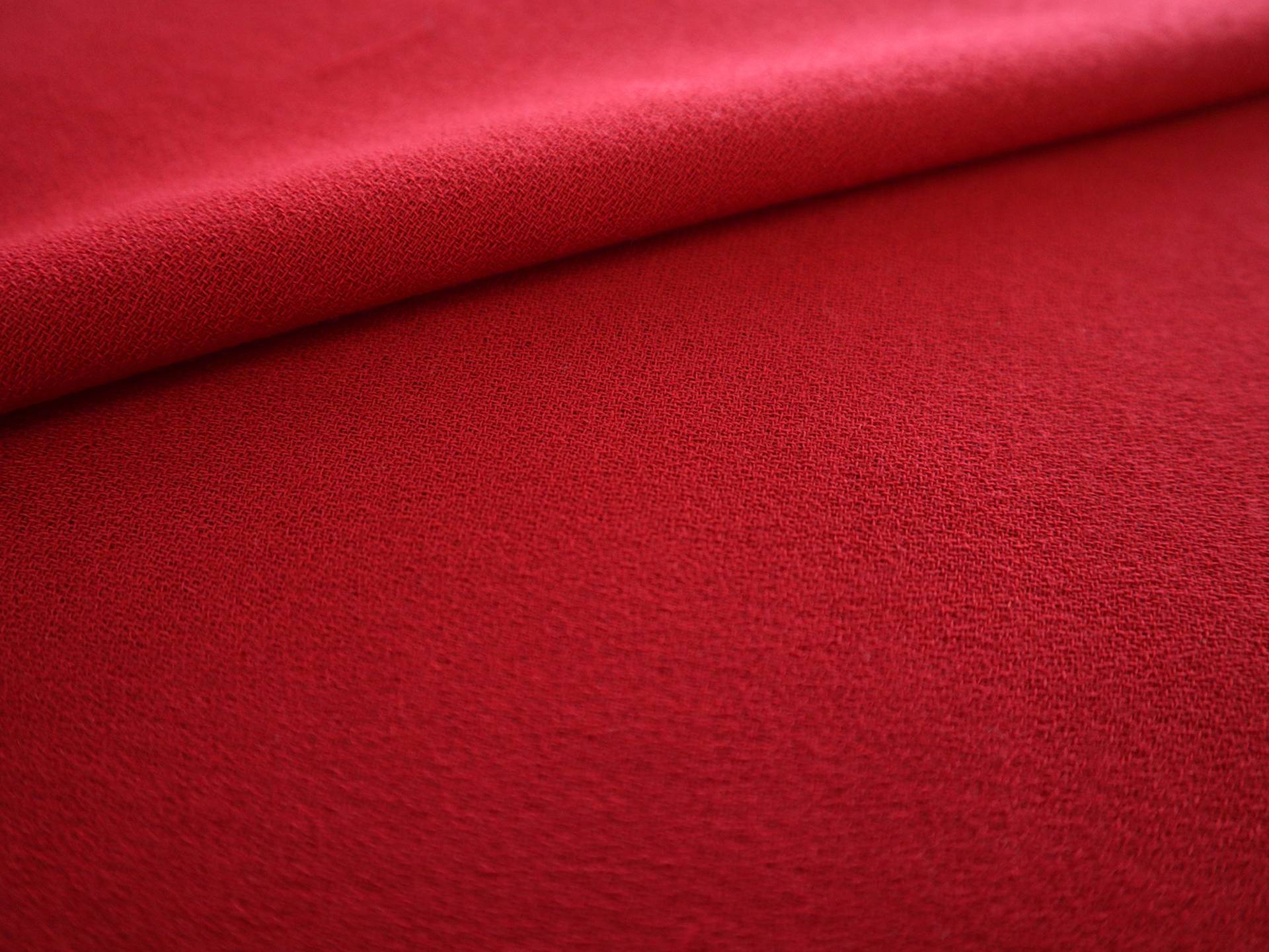 Italian Wool Crepe in Fire Brick