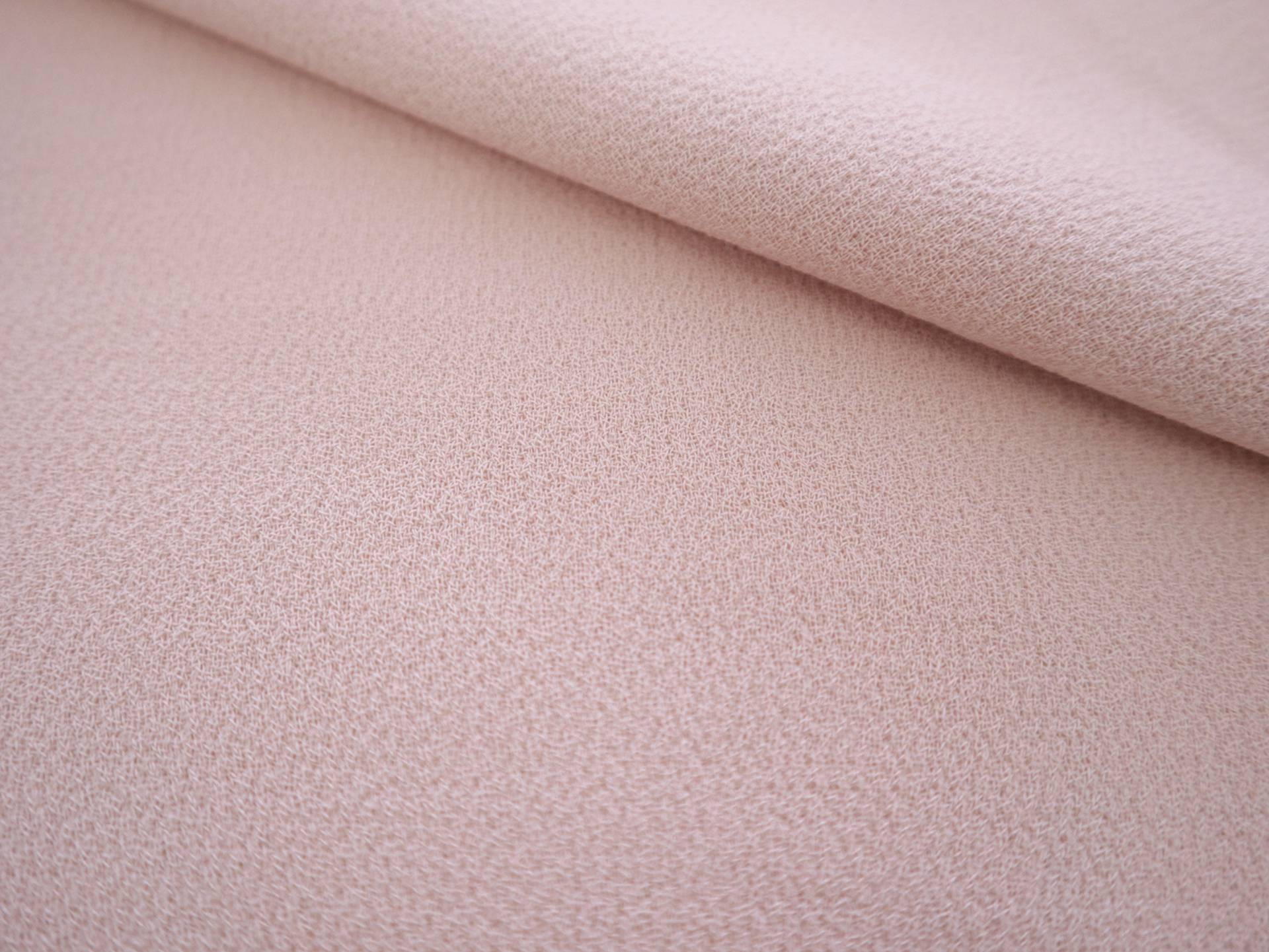 Italian Wool Double Crepe in Blush