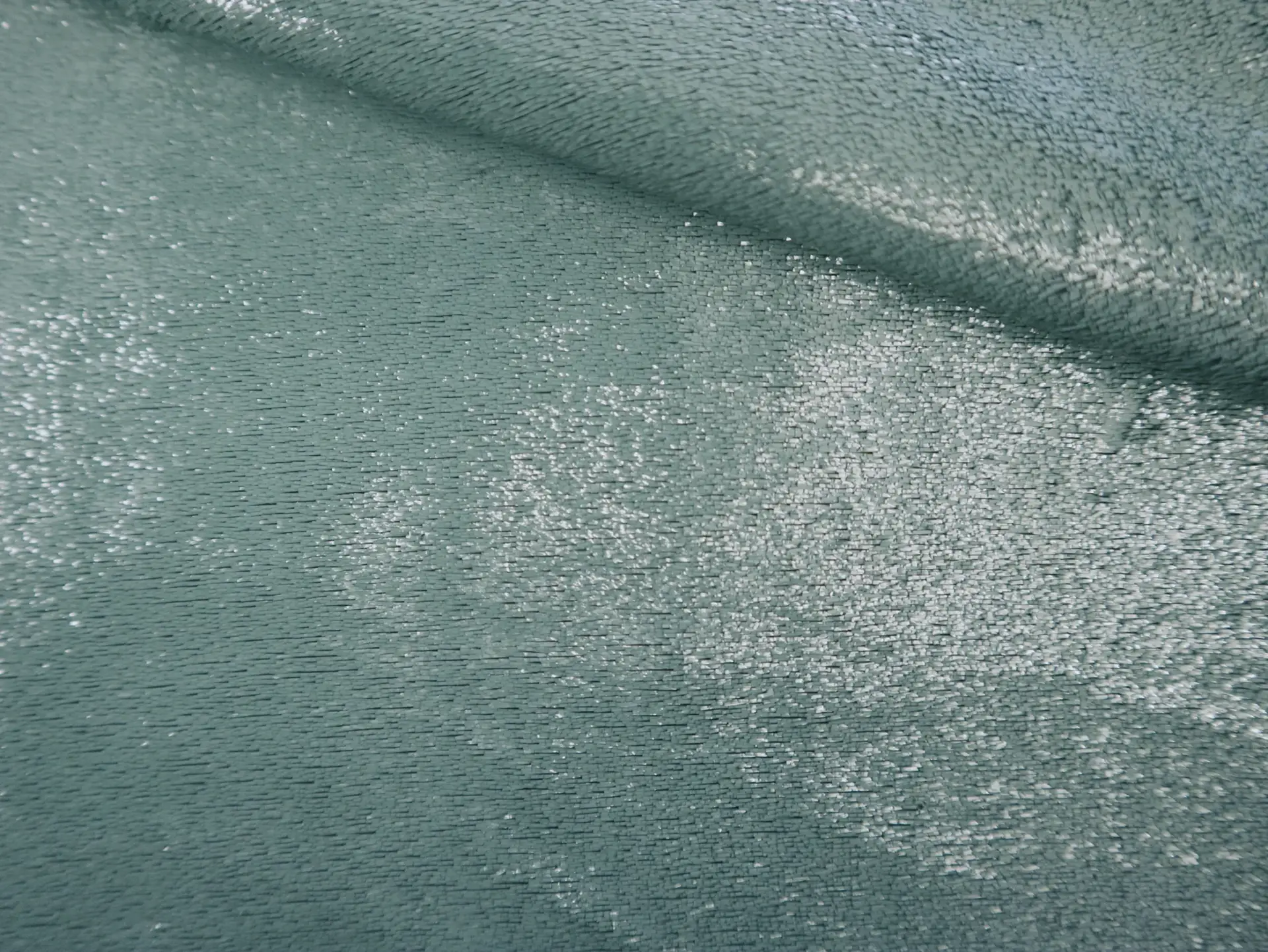 Silk Lurex Panné Velvet in Teal