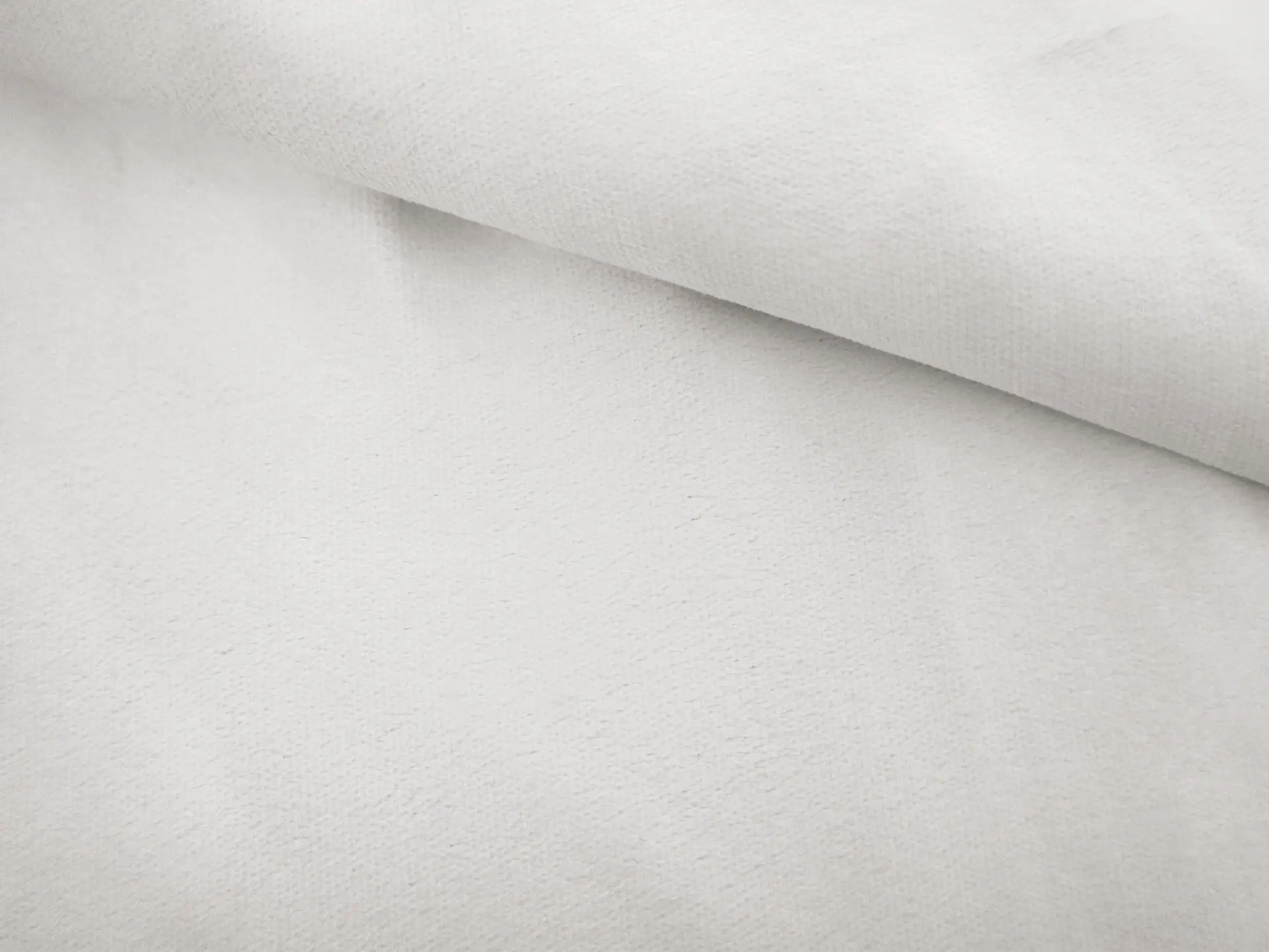 Silk Blend Panné Velvet in White