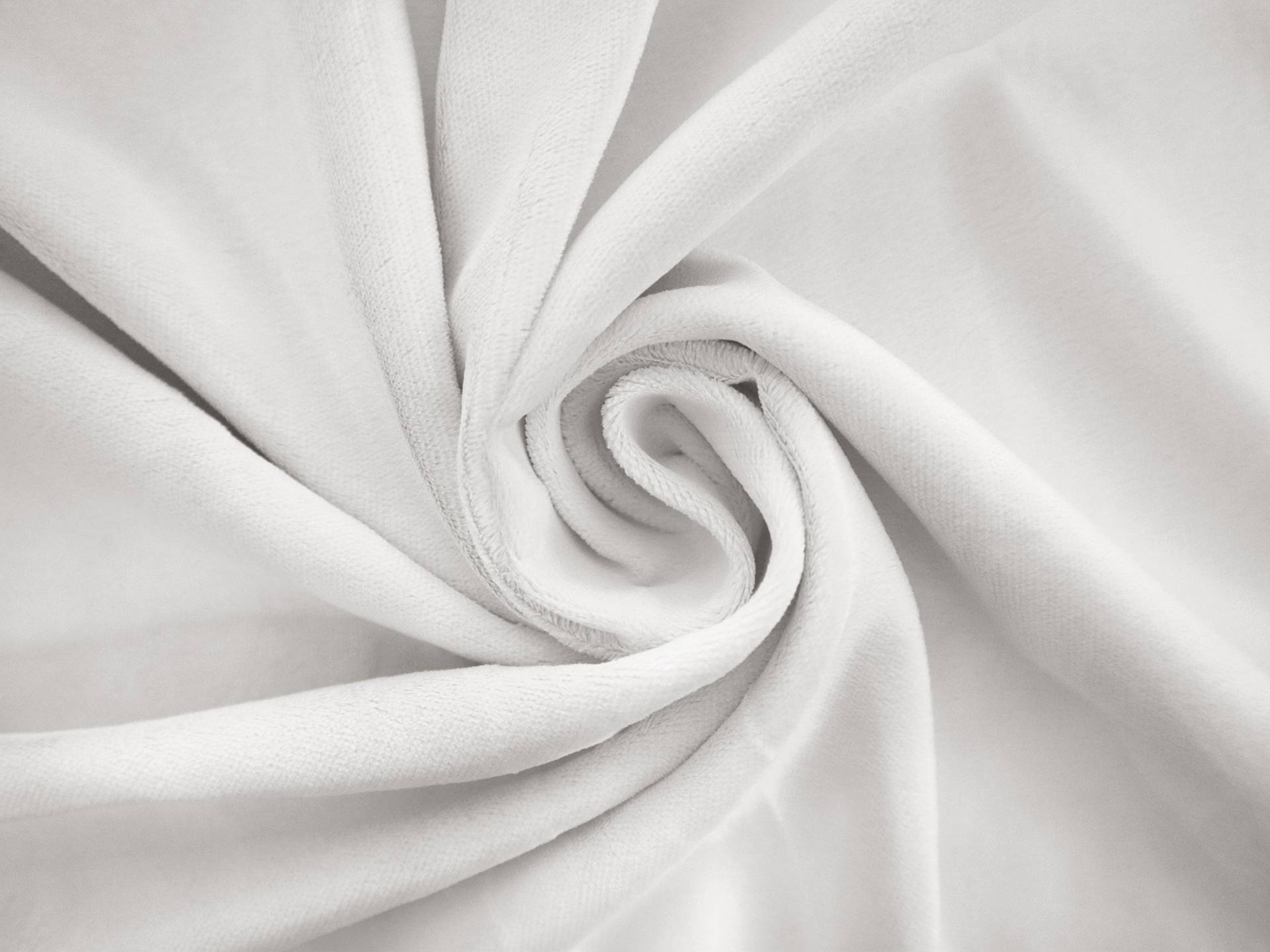 Silk Blend Panné Velvet in White