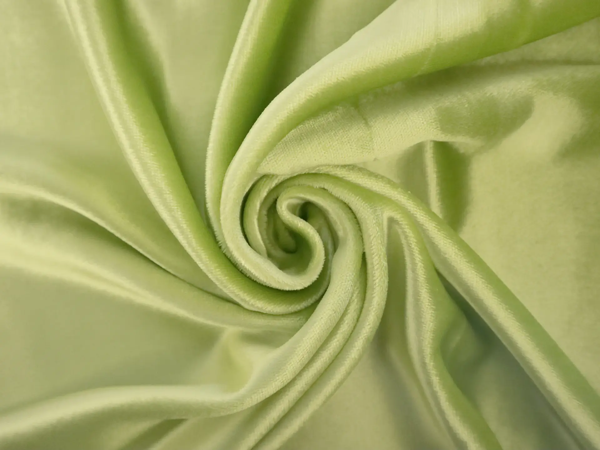 Rayon Panné Velvet in Aloe