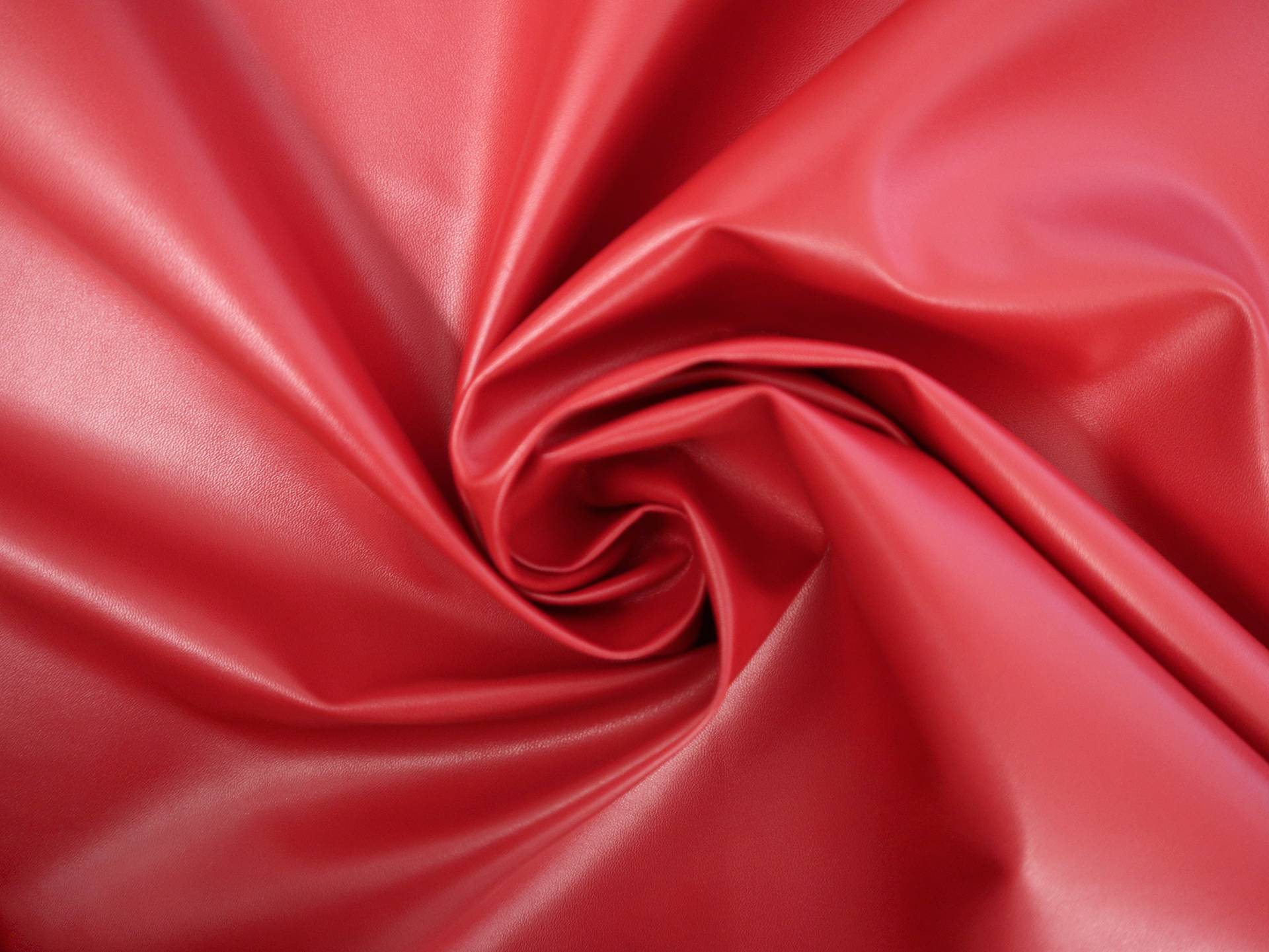 Stretch Faux Leather in Red