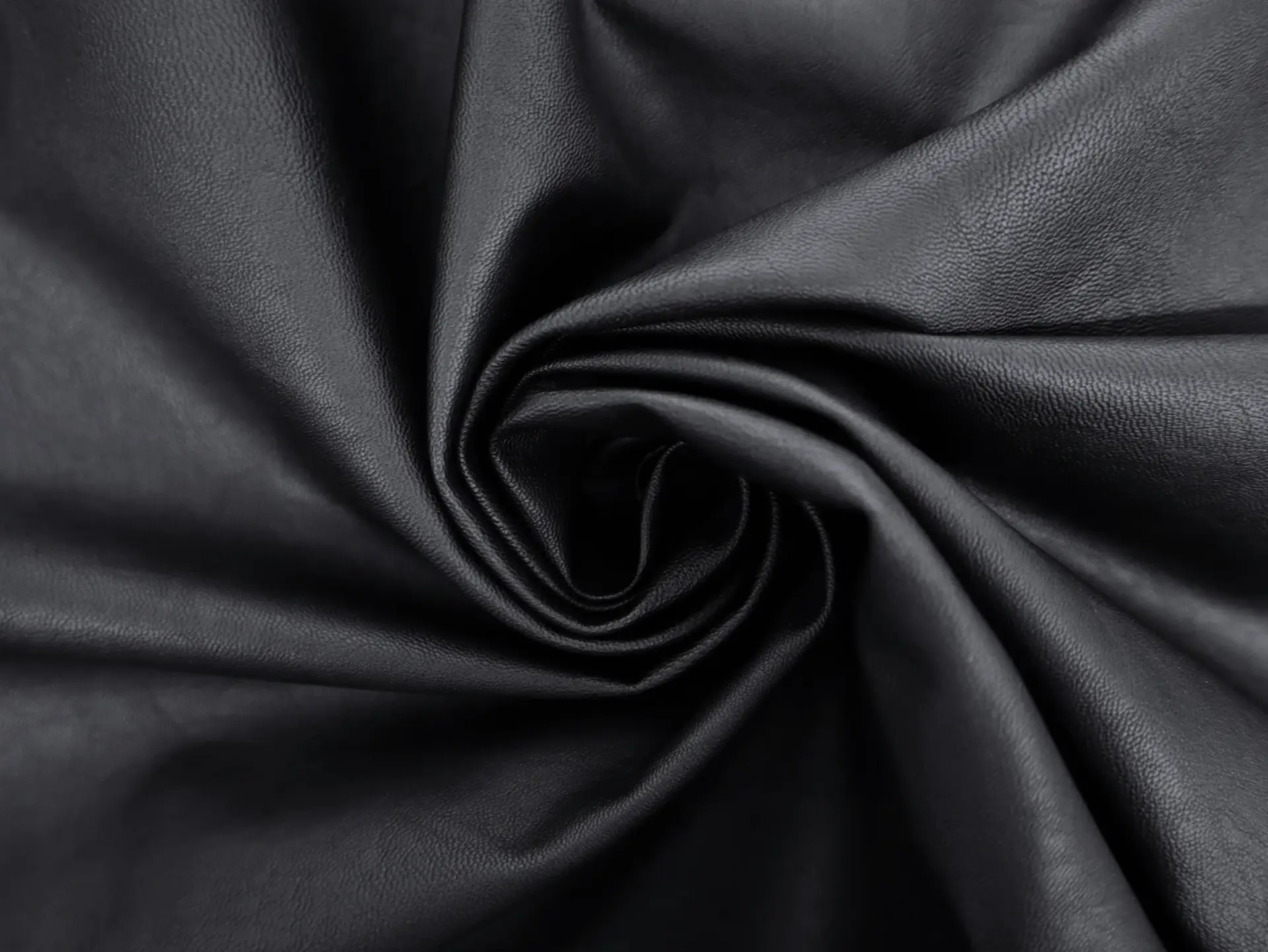 Faux Leather in Black