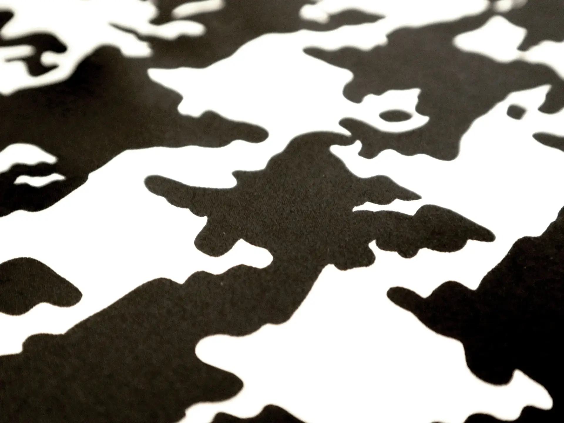 Printed Silk Charmeuse with Houndstooth Pattern