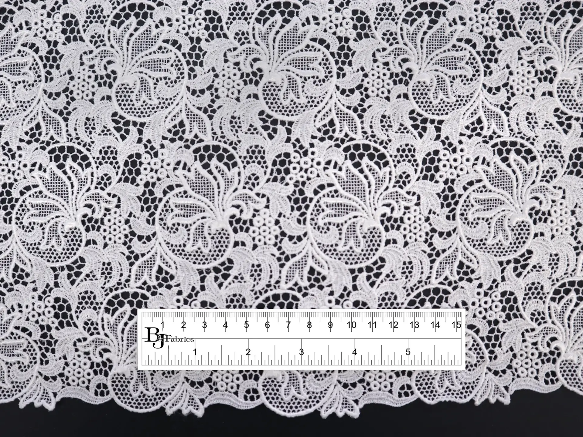 Gupiure Lace in White