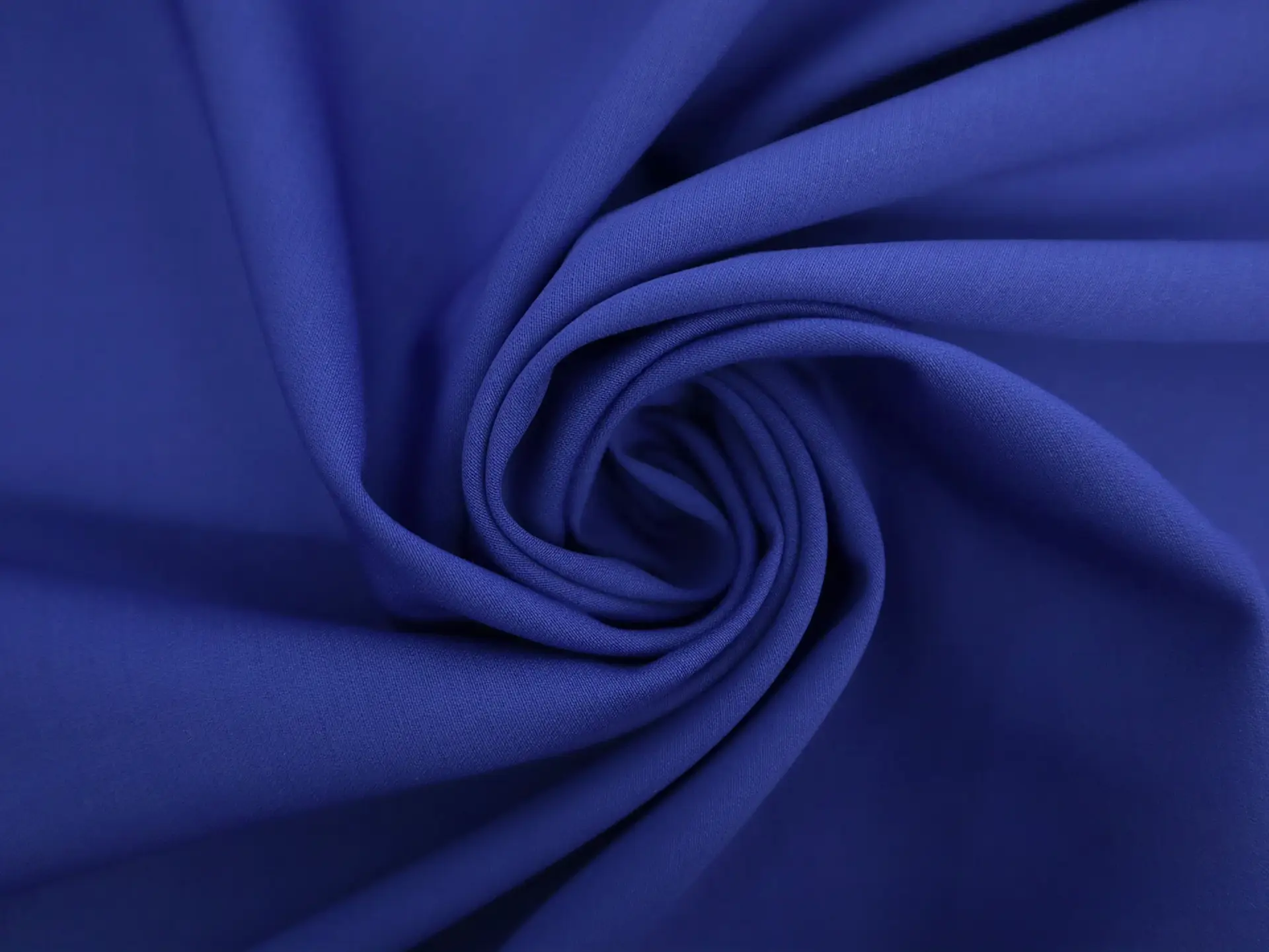 Italian Super 130s Wool Satin Faille in Royal Blue