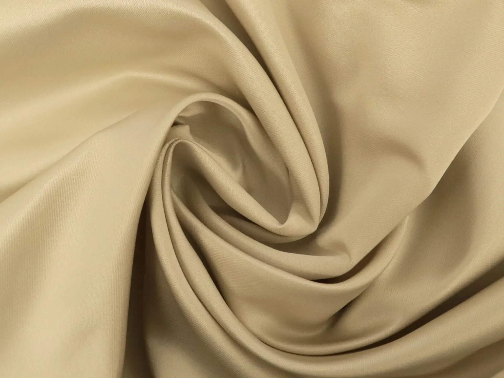 Silk and Rayon Duchesse Satin in Taupe