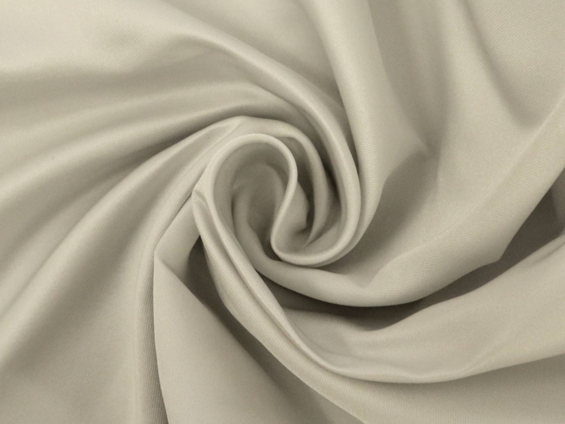 Silk and Rayon Duchesse Satin in Silver