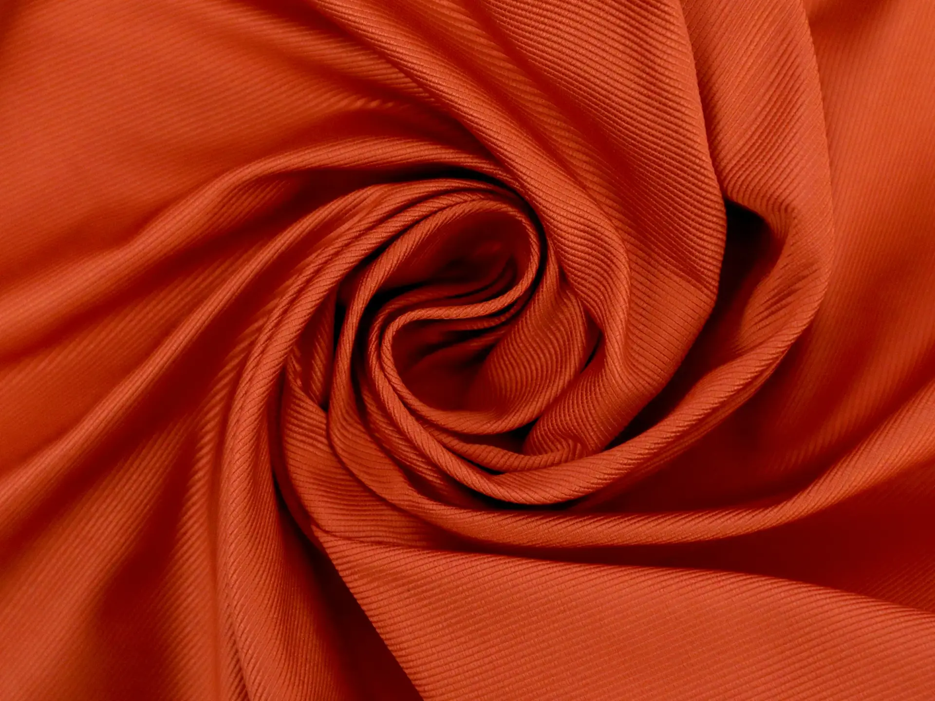 Pure Silk Faille in Orange
