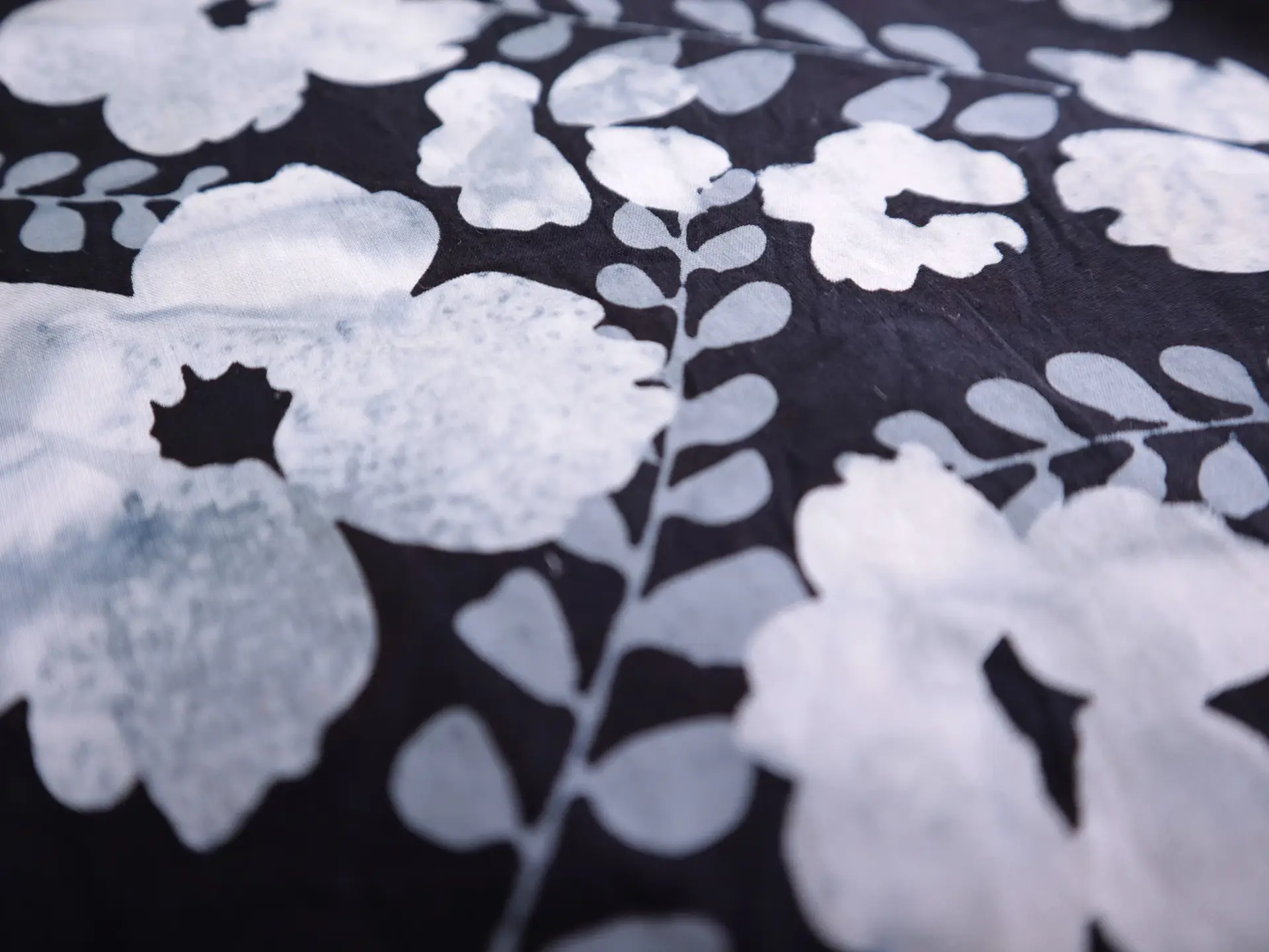 Cotton Batik with Floral Print