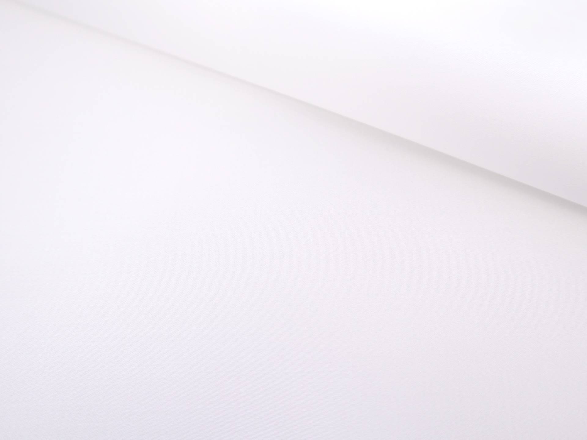 Heavy Cotton Satin in White
