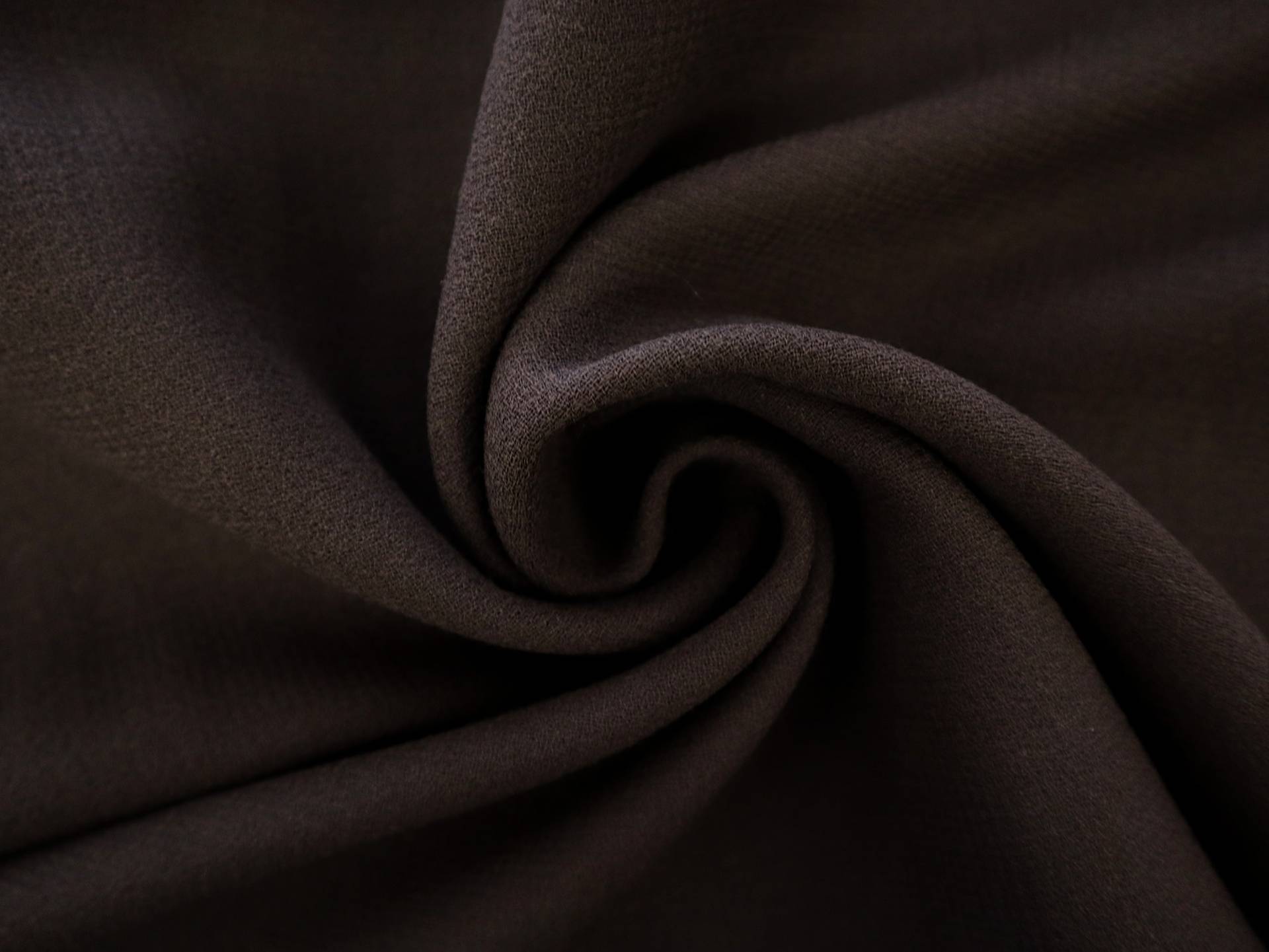 Italian Wool Double Crepe in Mud