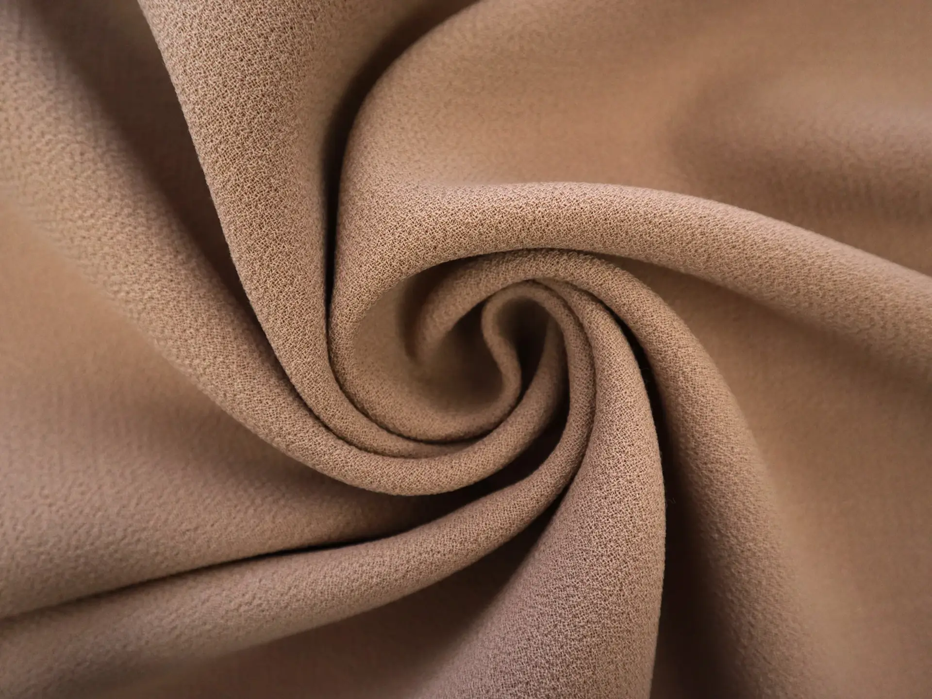 Italian Wool Double Crepe in Nude