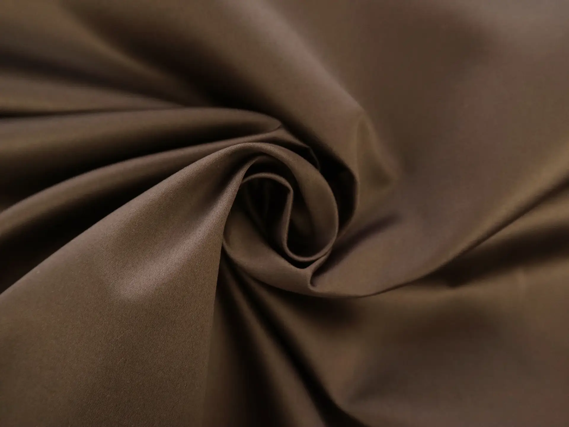 Heavy Cotton Satin in Brown