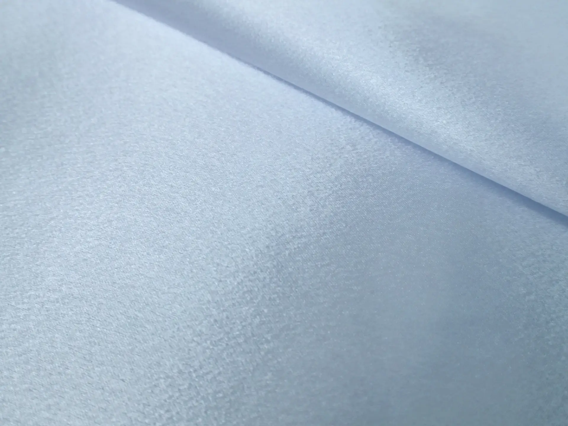 Polyester Crepe Back Satin in Baby Blue