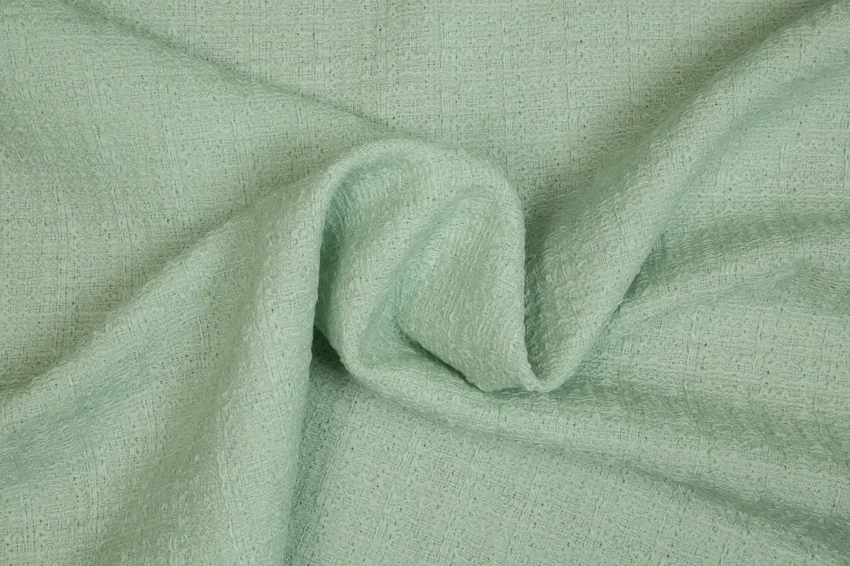 Couture Wool Tweed in Mint