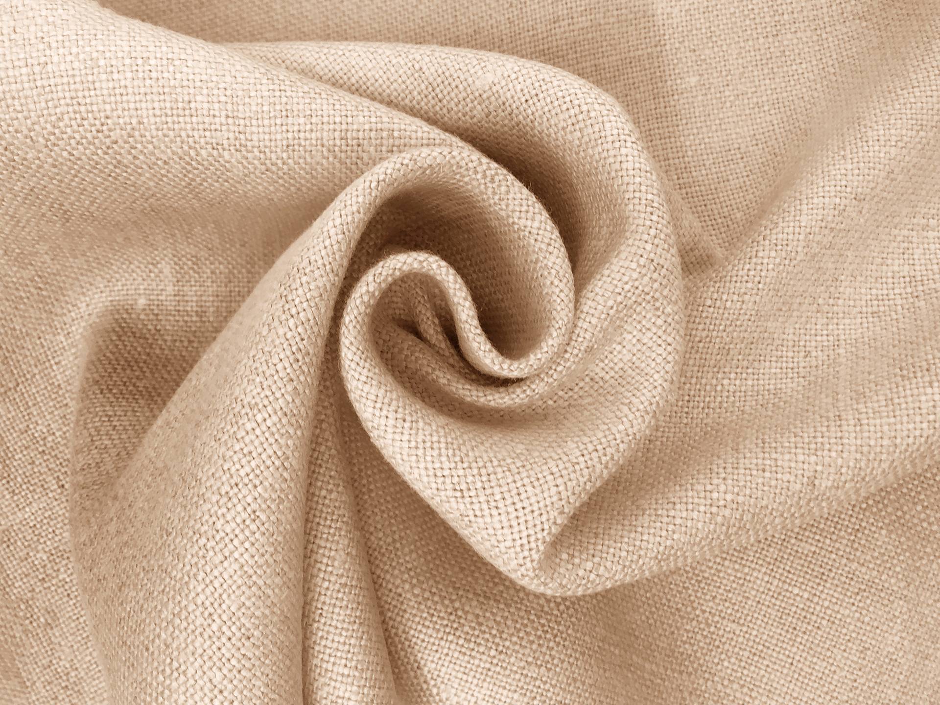 Belgian Sanforized Upholstery Linen in Sand