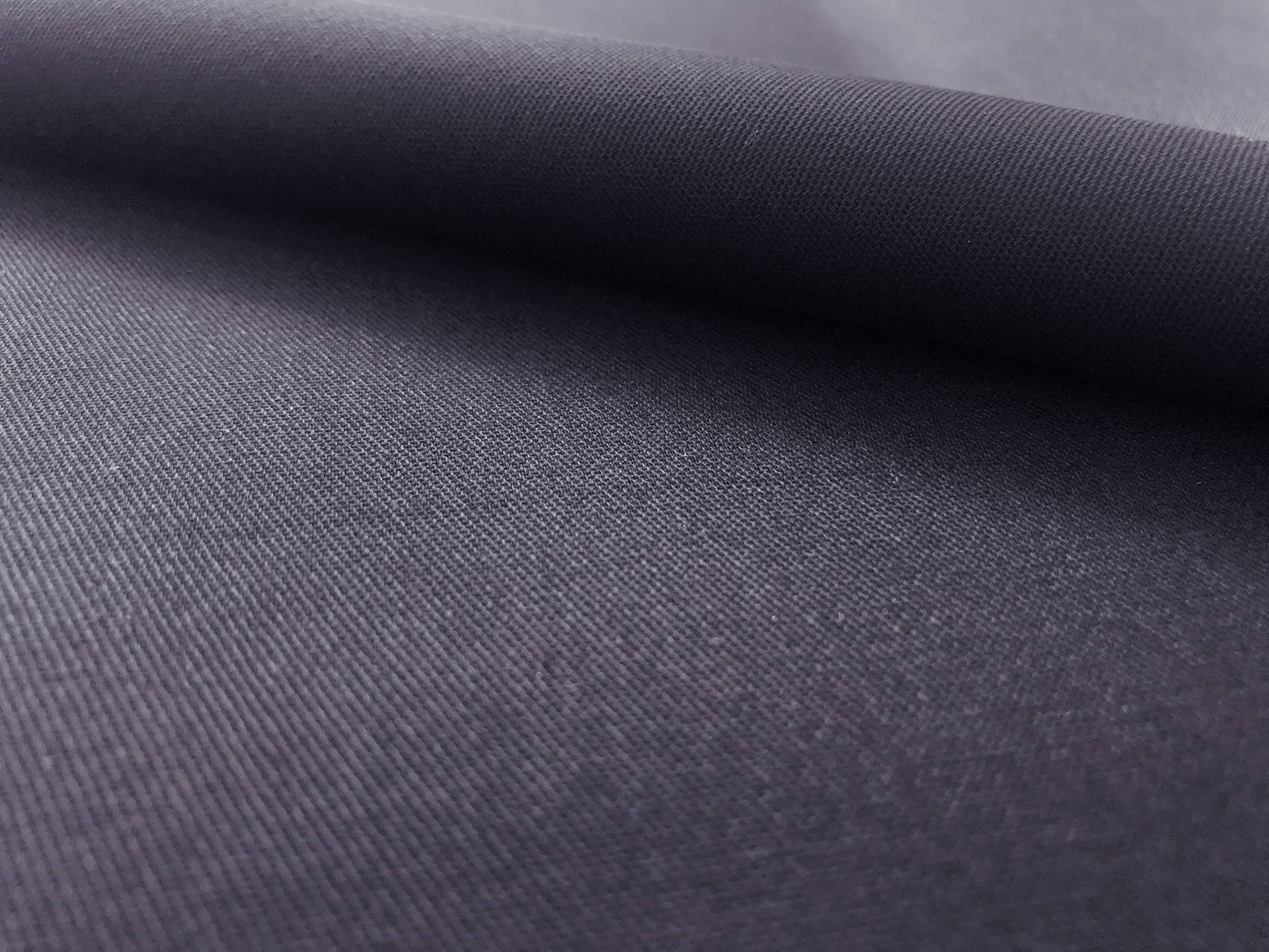 Polyester & Cotton Twill in French Blue