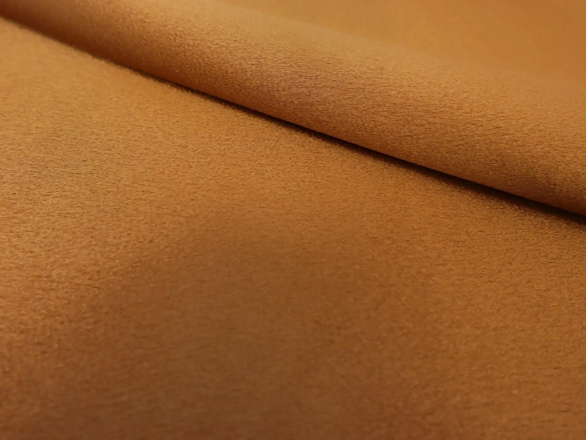 Polyester Crepe Back Satin in Amber
