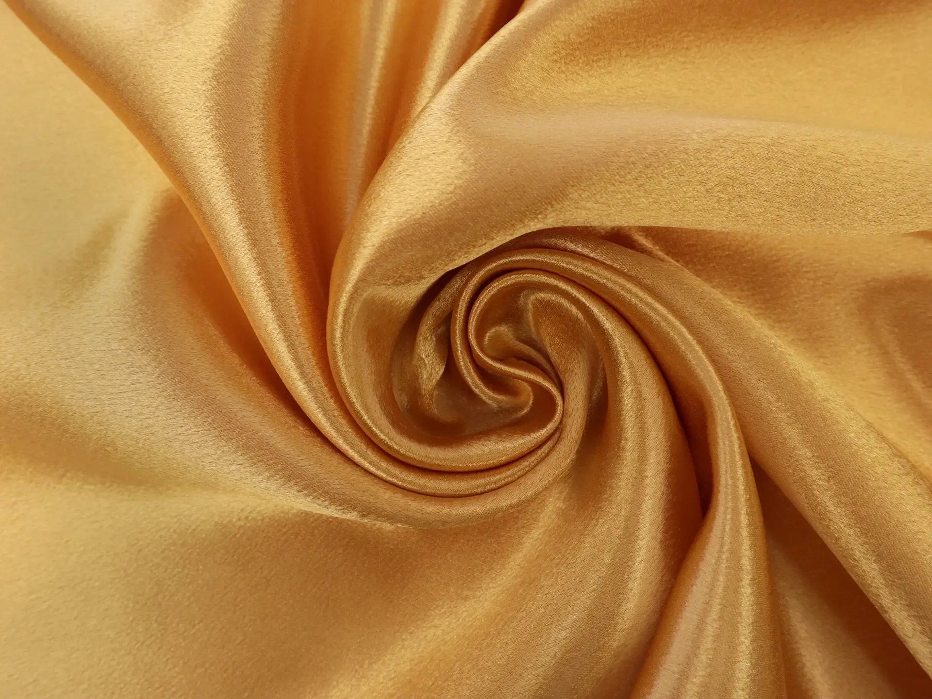 Polyester Crepe Back Satin in Gold