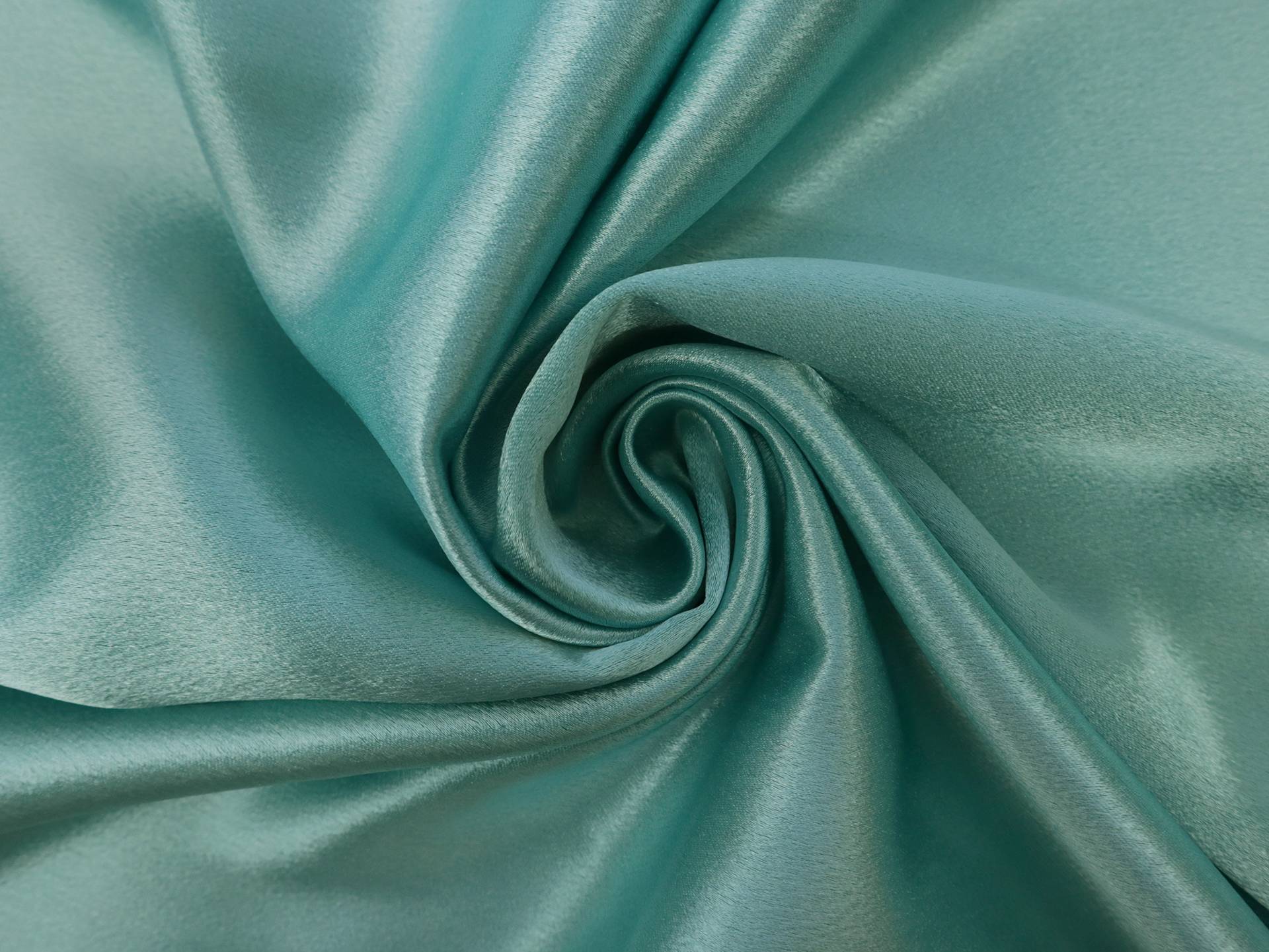 Polyester Crepe Back Satin in Caribbean Turquoise 